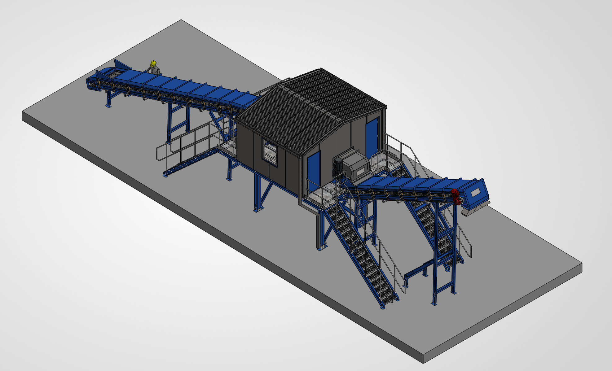 Picking Shed and Conveyors
