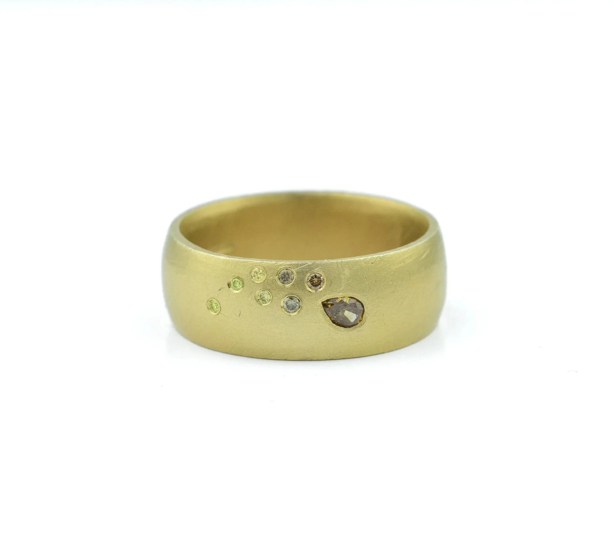 Meteor Diamond Band 8mm