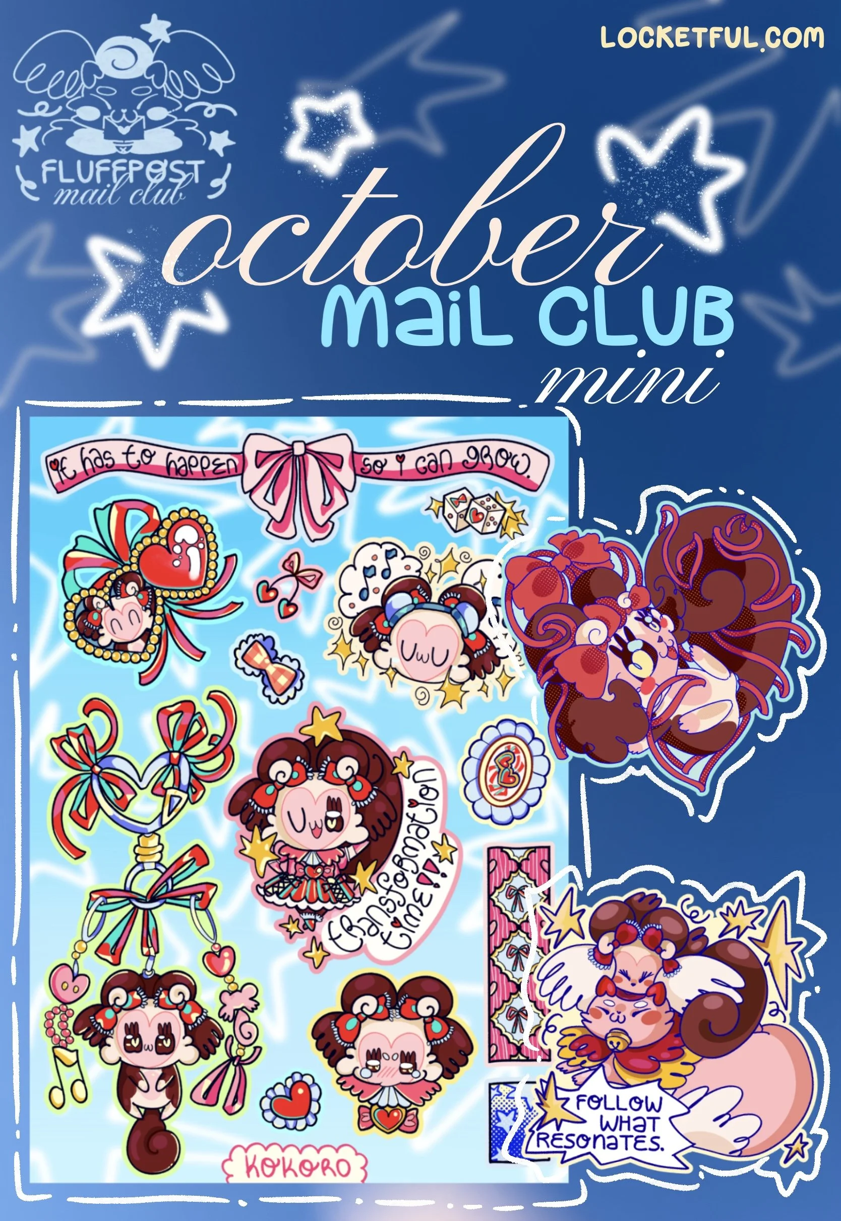 FLUFFPOST Mail Club Mini: Stickers Only