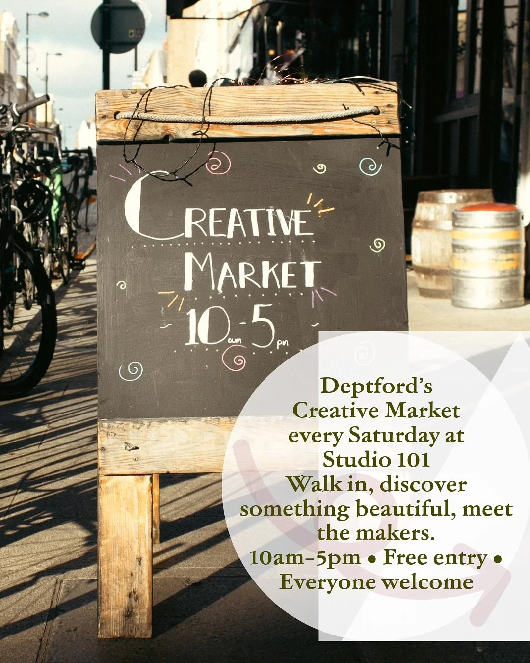 Deptford&rsquo;s Creative Market is back at Studio 101 &mdash; and it&rsquo;s full of incredible makers, designers and creators you won&rsquo;t find on the high street.

Every stall you see is run by a real person with real passion:

handmade gifts, 