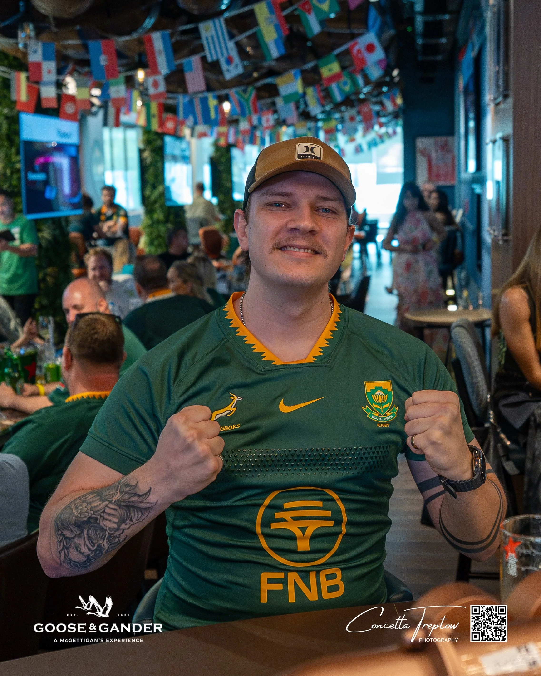2026-06-20 Goose &amp; Gander Pub - Bokke vs Barbarians Live Rugby 

Spotted yourself? Download your photos at www.concettatreptow.com (link in bio).

@gooseandganderpub @bokrugby 
#bokke #rugby #southafrica #dubai #gooseandgander