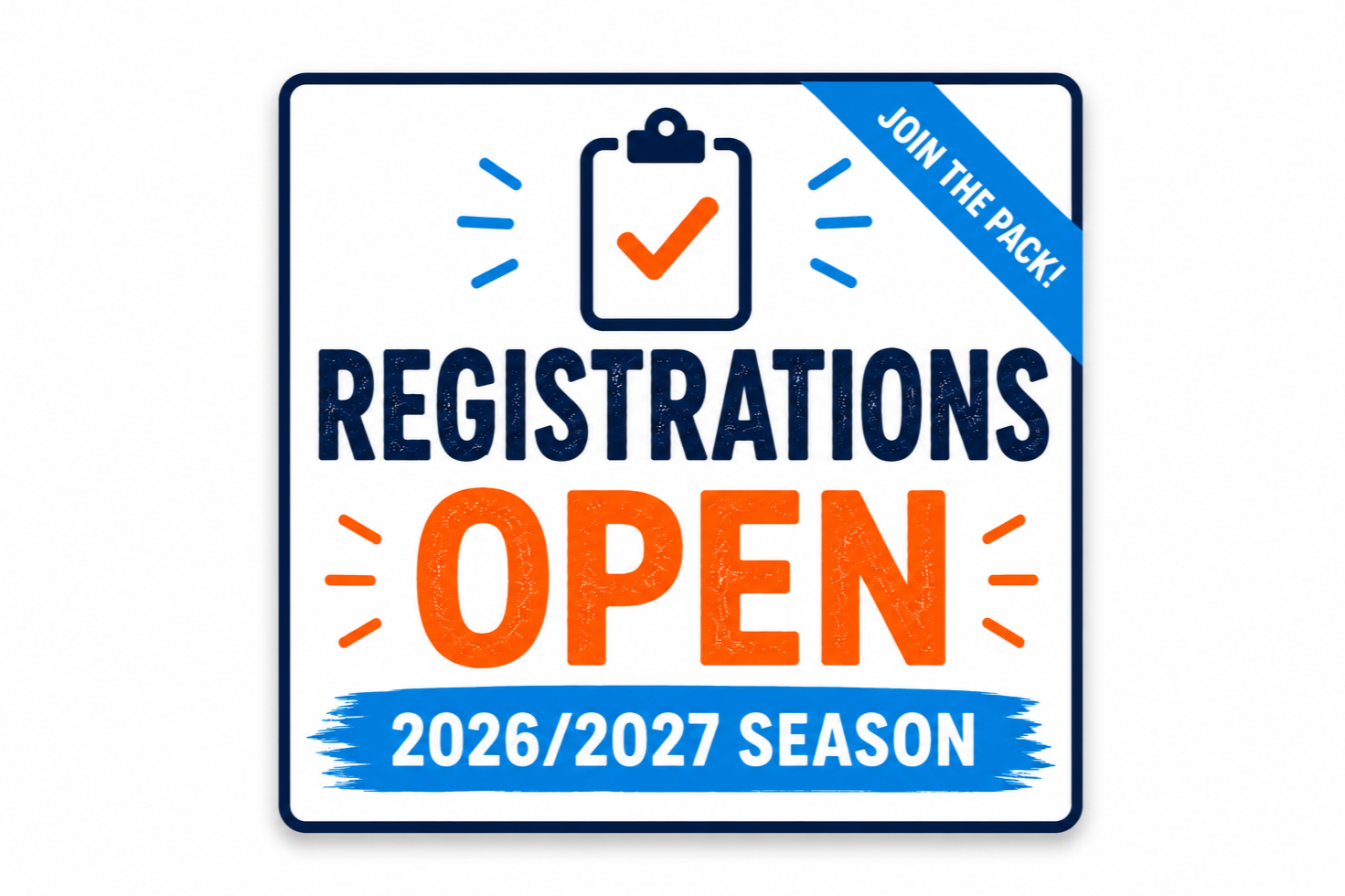 Registrations Open (Season 2026-2027)