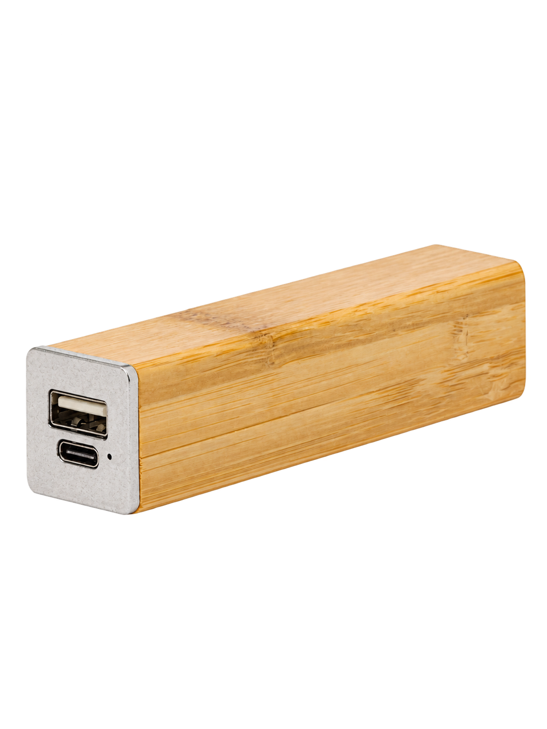 Baterie externă din bambus