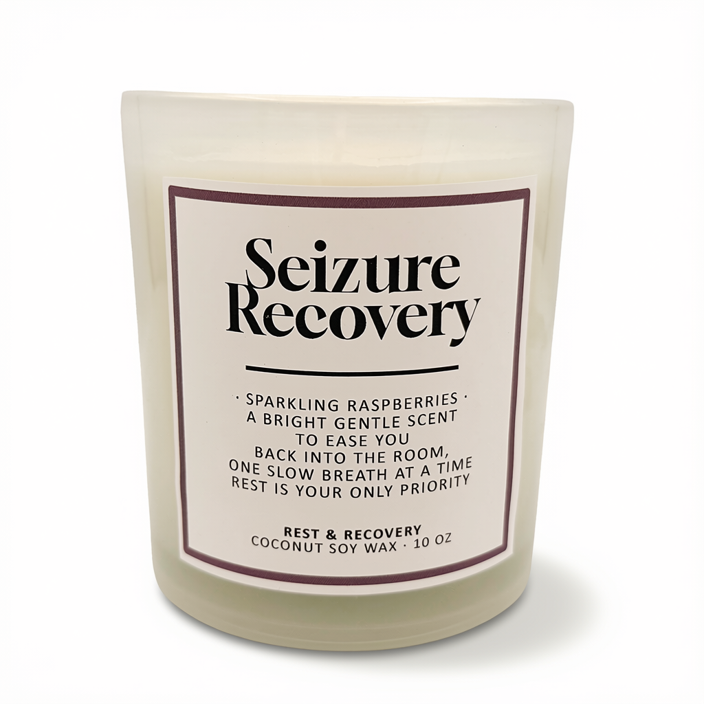 Seizure Recovery Candle – Sparkling Raspberries – 10 oz Coconut Soy