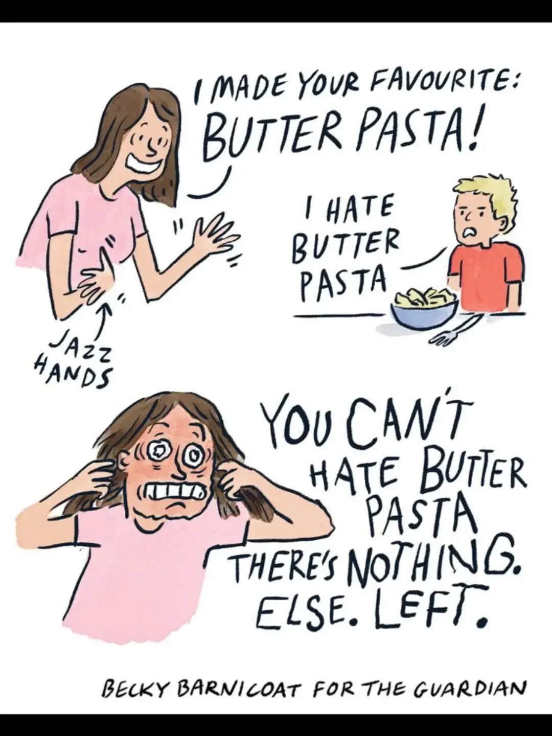Sound familiar?

It does to me and millions of others 🤣🤣🤣

Thank you @beckybarnicomics for this oh so apt picture.

We have worked with hundreds of children and families around building confidence with food and i am delighted to say that we have a