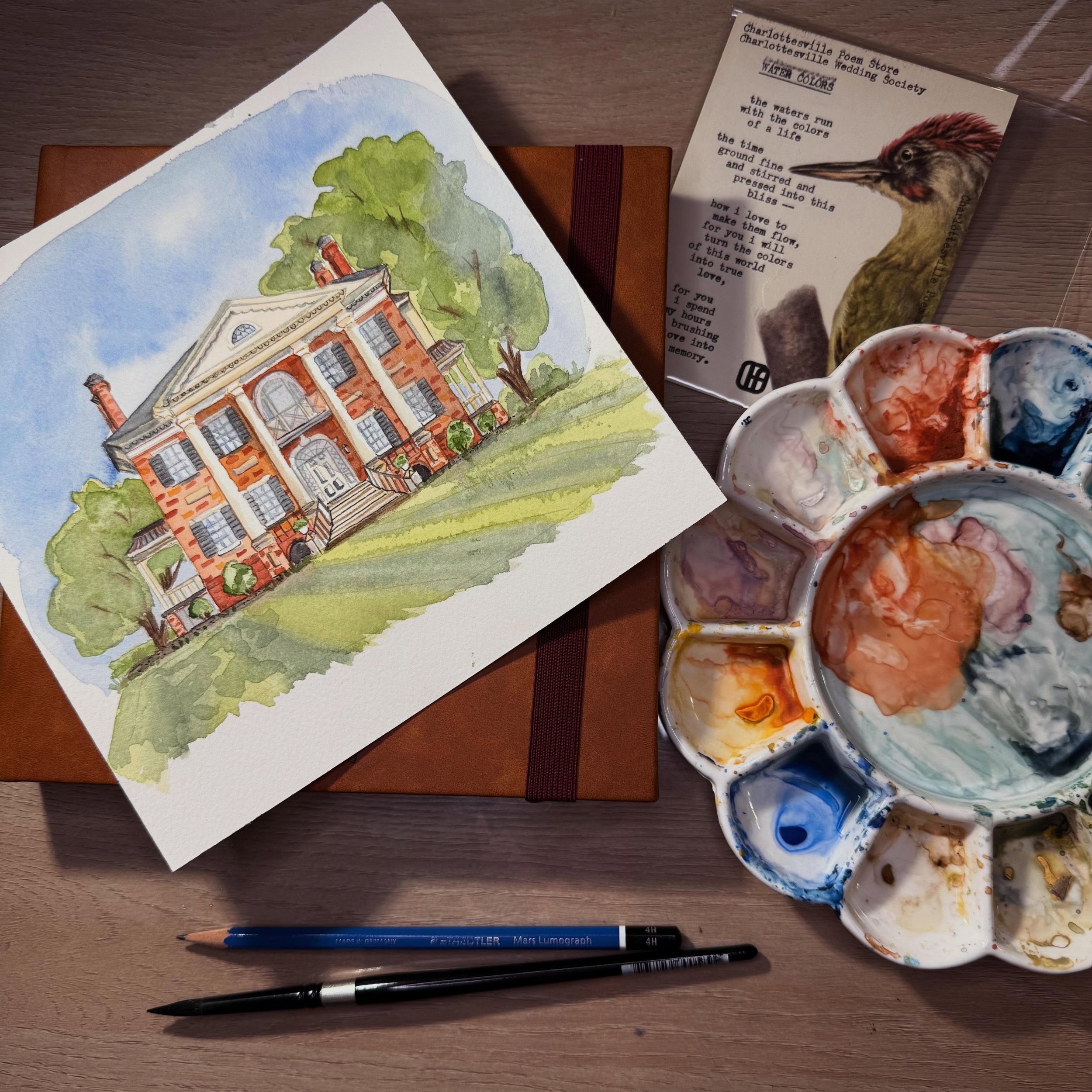 B I R D W O O D &bull; M A N S I O N

obsessed is an understatement. had to paint this venue the second I saw it (and don&rsquo;t get me started on the indoor art details 😮&zwj;💨). thanks for having me @charlottesvilleweddingsociety @birdwoodmansio