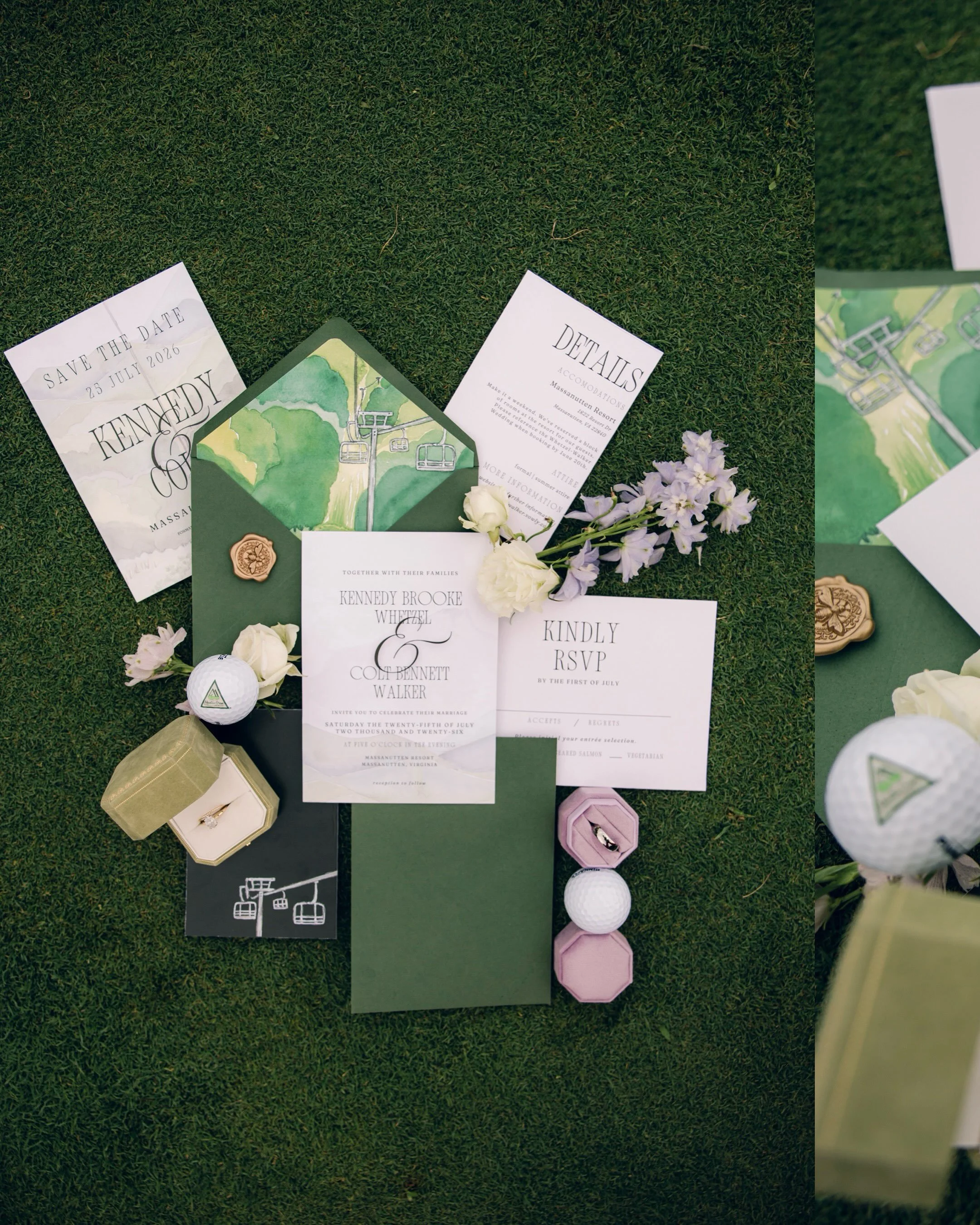 ski resort vibes, stationery edition 🎿🤍

a full watercolor stationery suite created for this fun editorial shoot with Virginia Wedding Magazine. ✨

&bull; save the date, invitation, details card, custom place cards + menu &bull;

#liveguestillustra