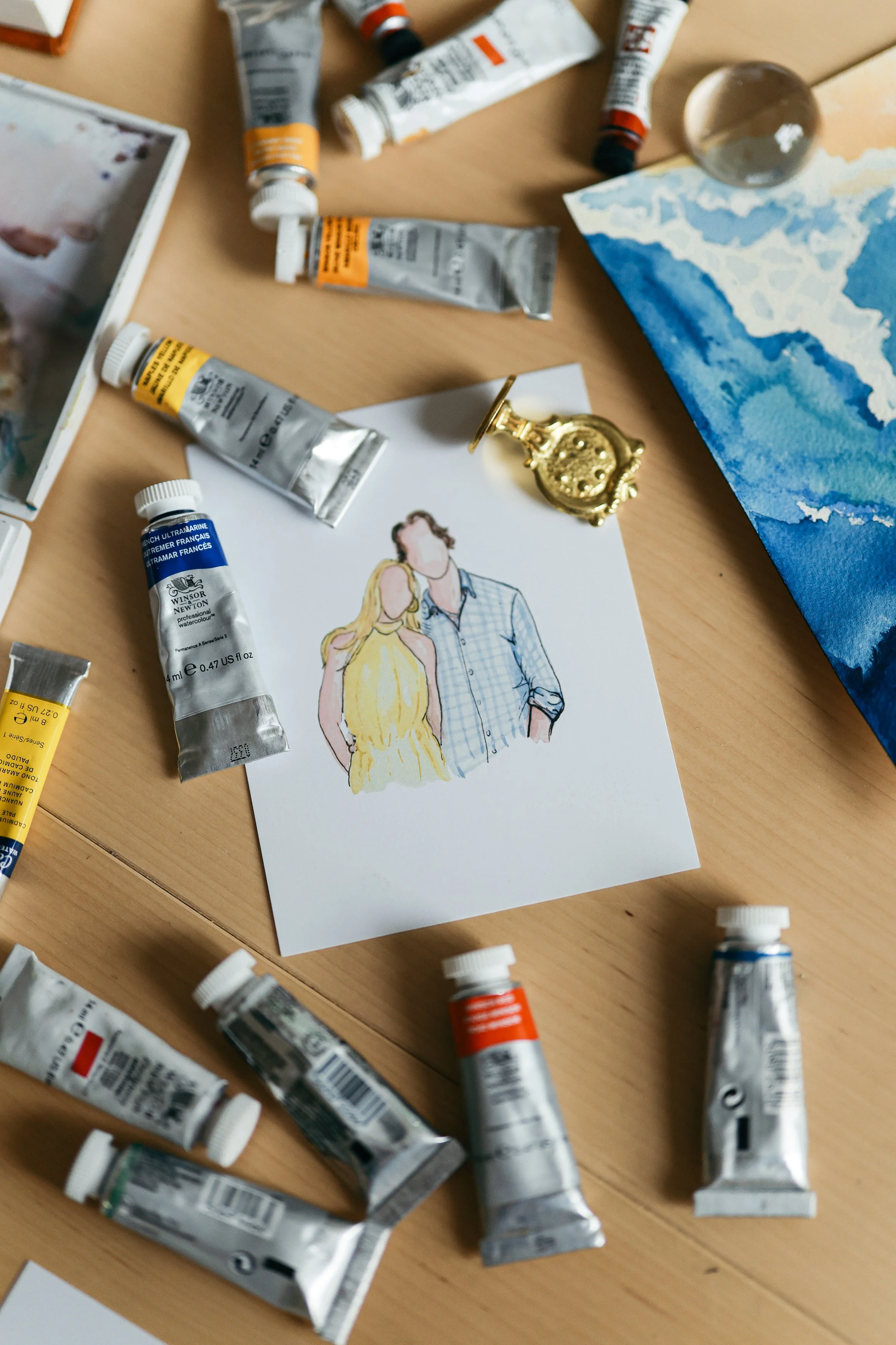 Live Watercolor Illustrations