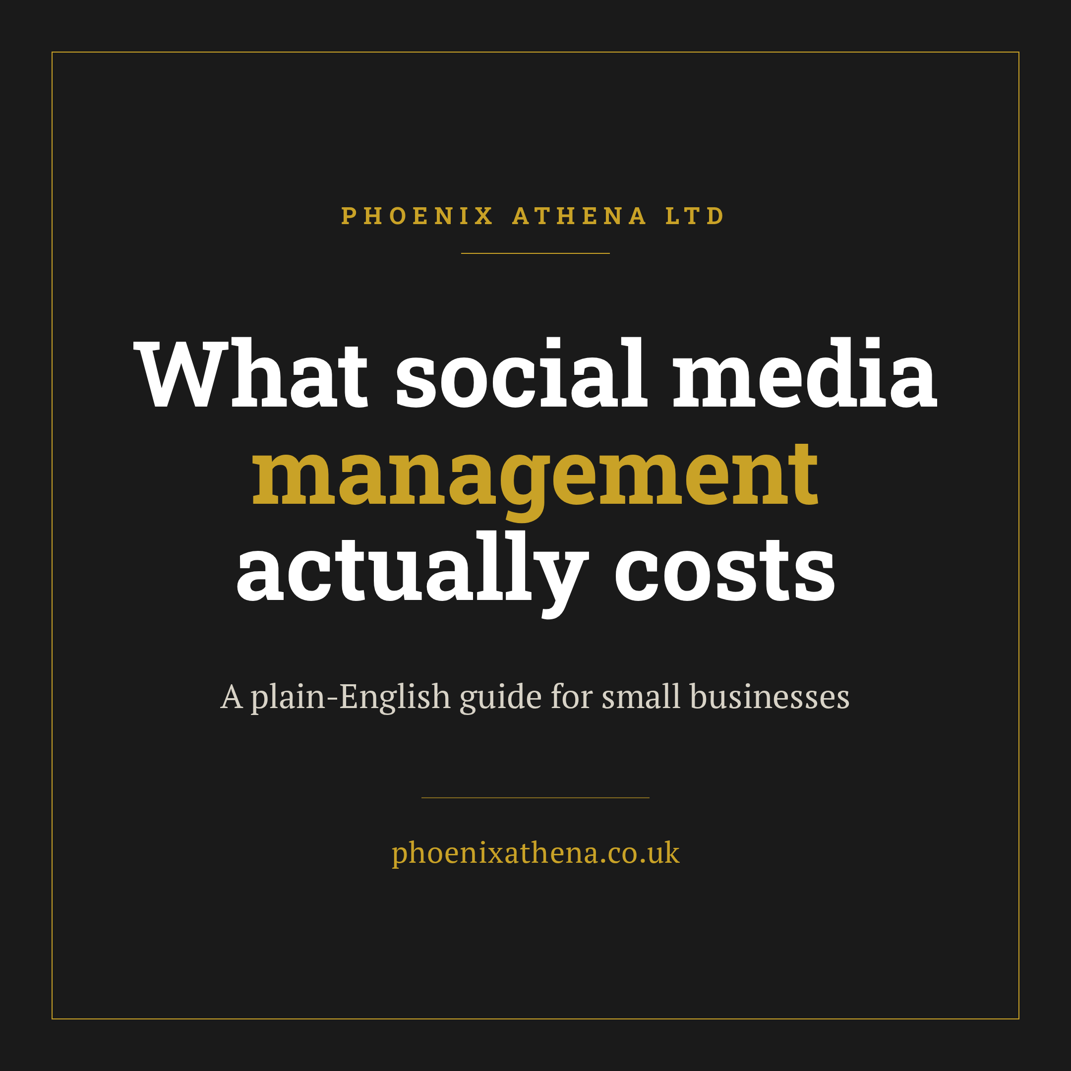 How Much Does Social Media Management Cost for a Small Business?
