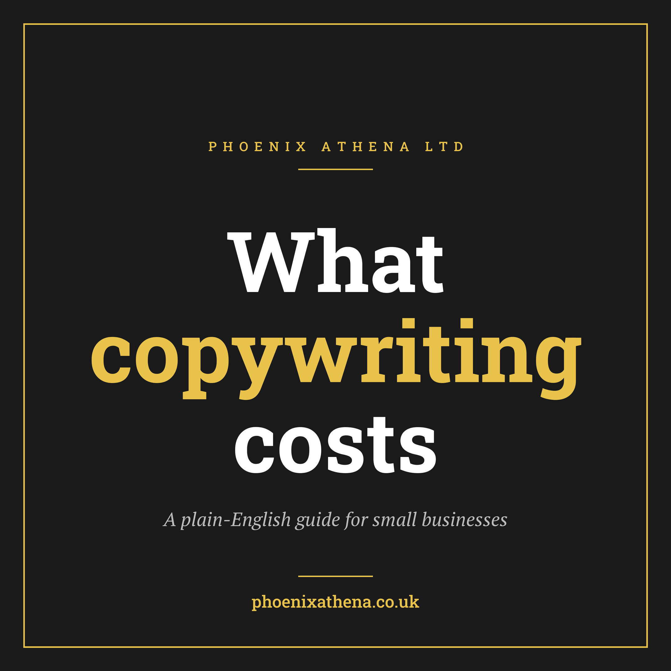 How Much Does Copywriting Cost for a Small Business?