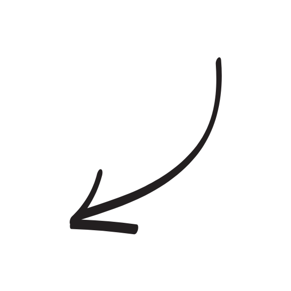 Arrow pointing to the left indicating which items are detailed during a deep cleaning service by the team.