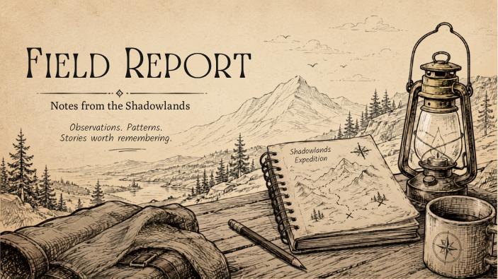 Field Report: Expedition into the Shadowlands
