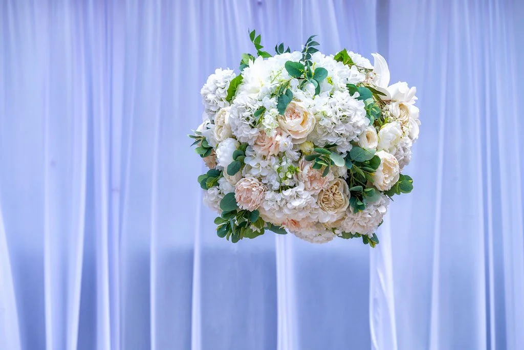 wedding-ceremony-hanging-flower-ball-roses-hydrangea.jpg