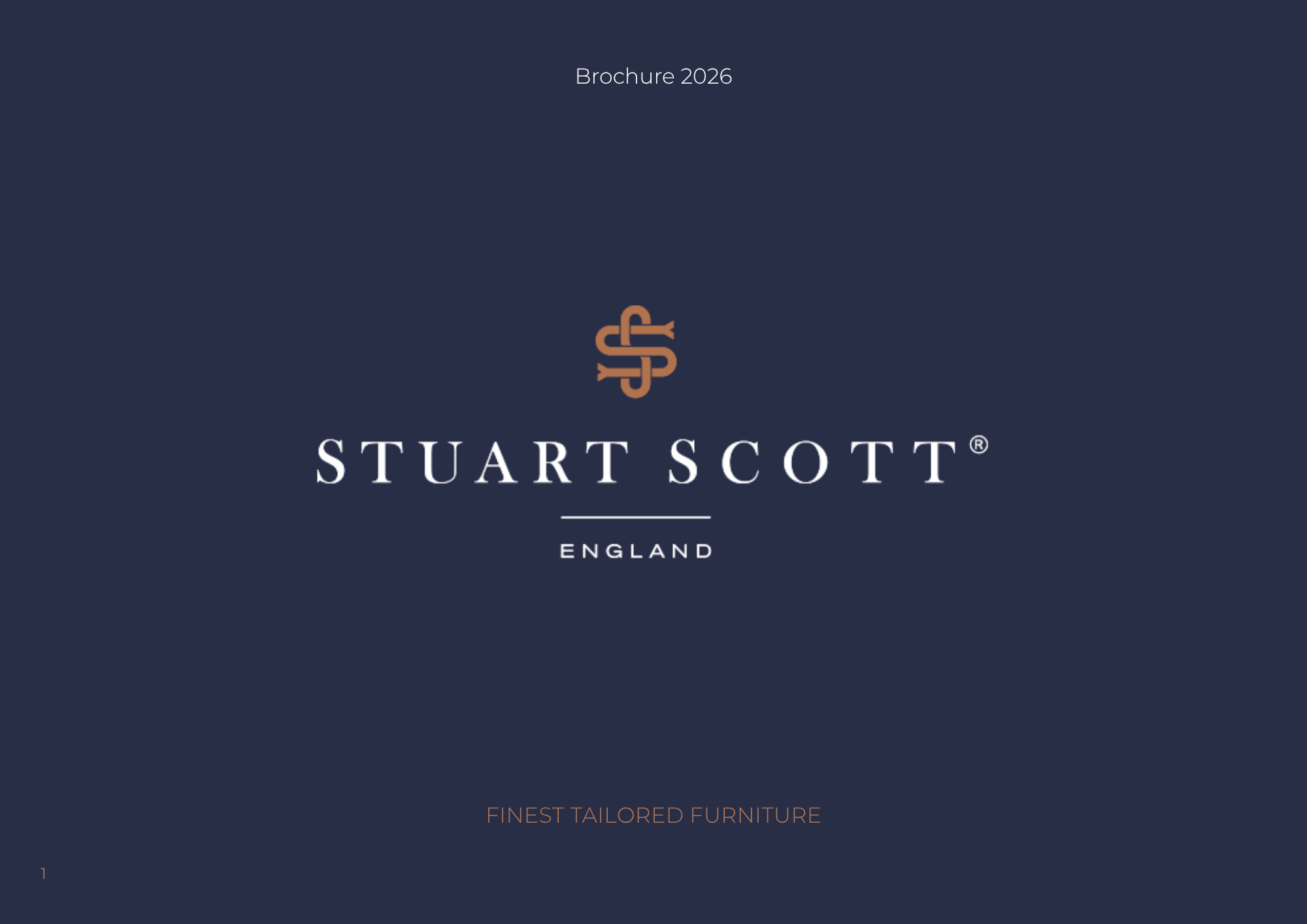 Stuart Scott Furniture Brochure 2026, front title page