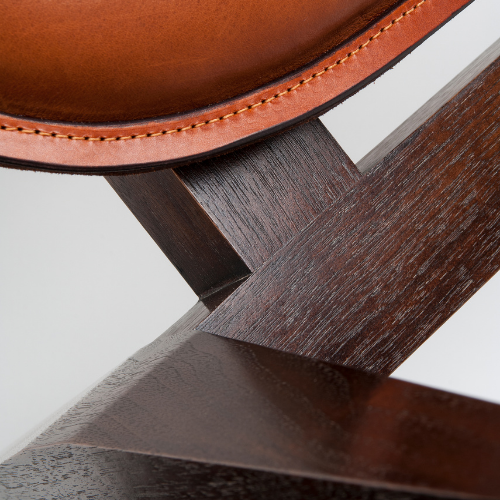 Close up of Constructor chair showing the sharp angles.