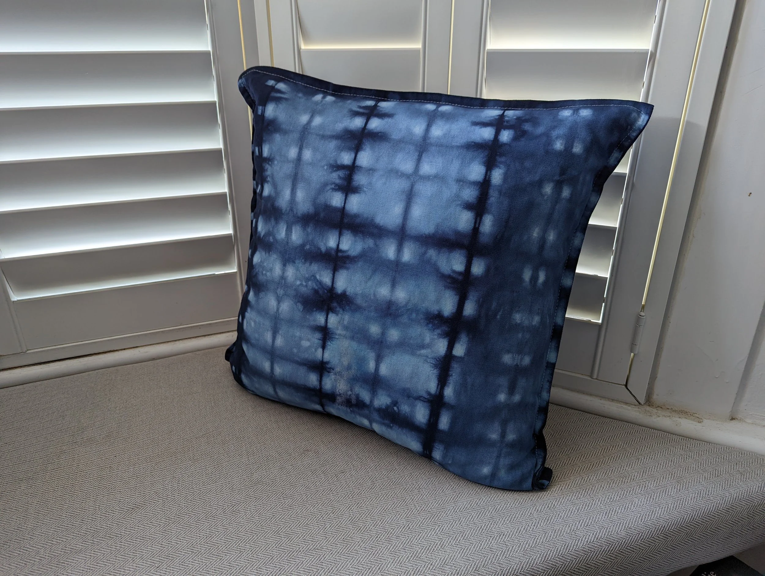 Shibori pillow angled.jpg