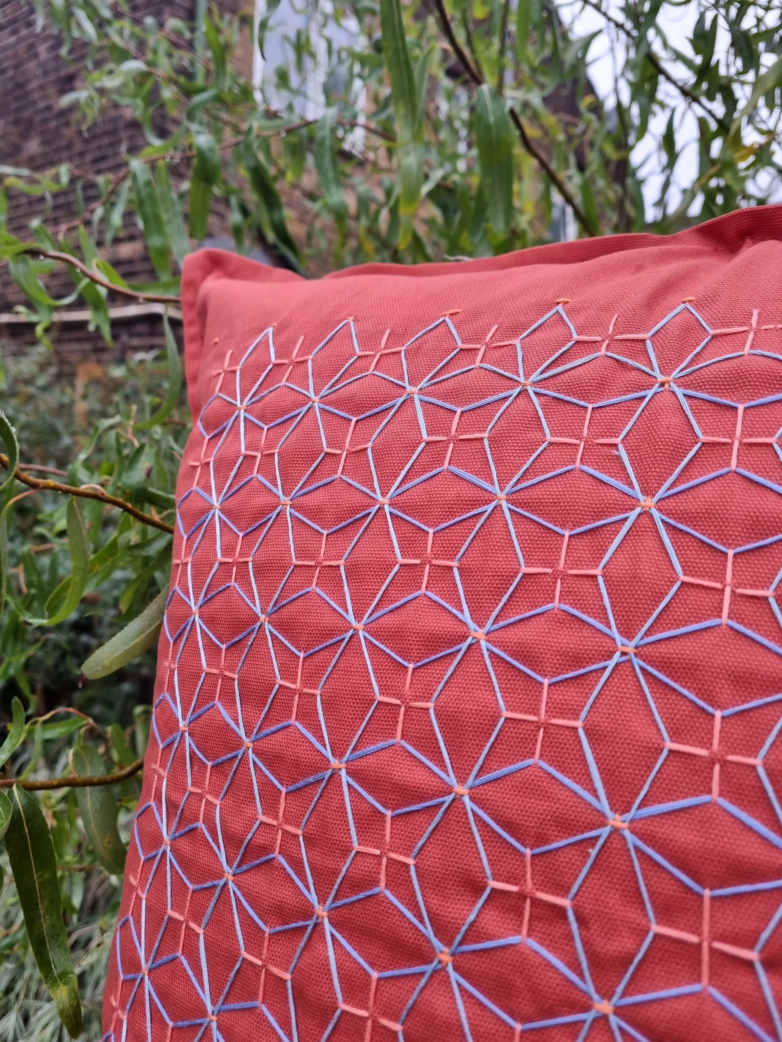 Red sashiko cushion.jpg
