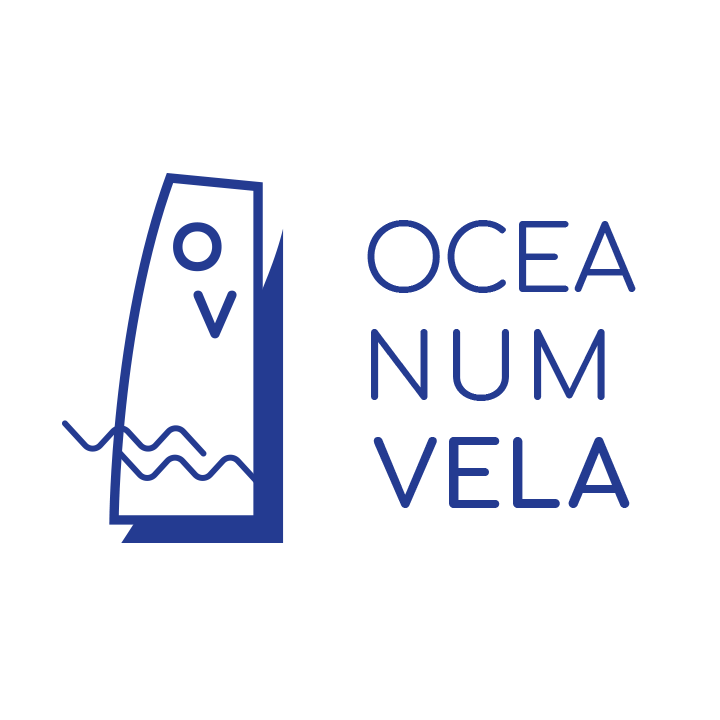 Logo of OceaNumVela featuring a stylized sailboat with waves and the text 'OCEA NUM VELA'.