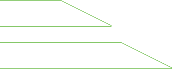 Close-up of a black surface with thin, green, parallel lines and a green zigzag line.