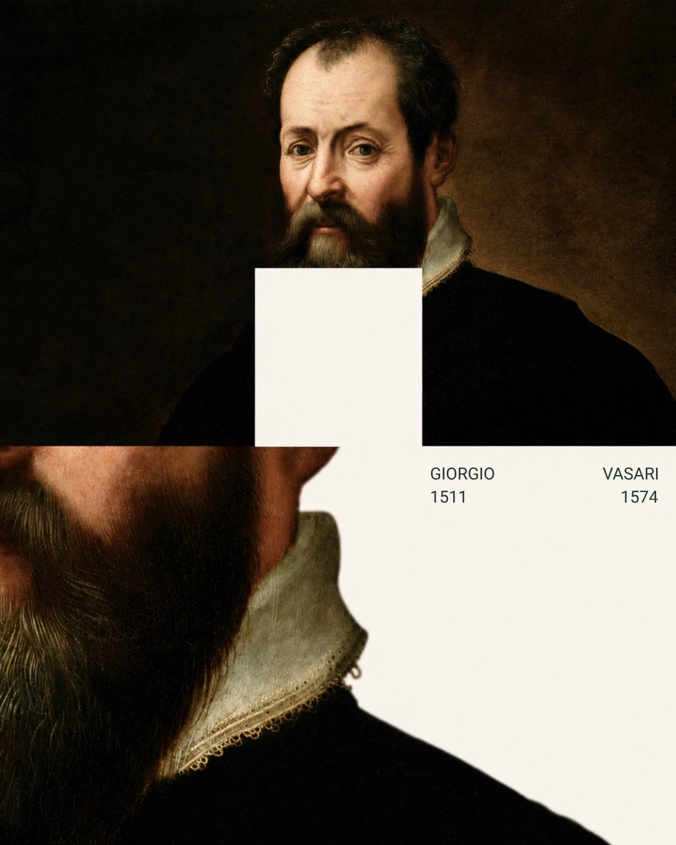 Our namesake. 

Painter, architect, and the first art historian. 

His &rsquo;Lives of the Most Excellent Painters, Sculptors, and Architects&rsquo; was the original promotion project. 

Five centuries on and the brief hasn&rsquo;t changed - the righ