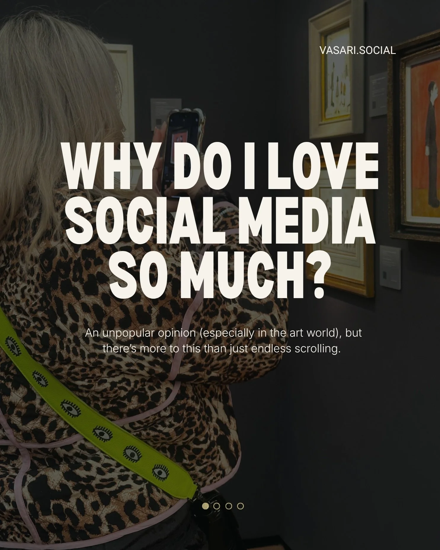 Social media gets a bad rep, but there&rsquo;s a lot of potential there. Collectors to connect with, artists to discover, works to admire. 

We know posting can feel like an admin task, something that ends up in the procrastination firing line. 

Tha