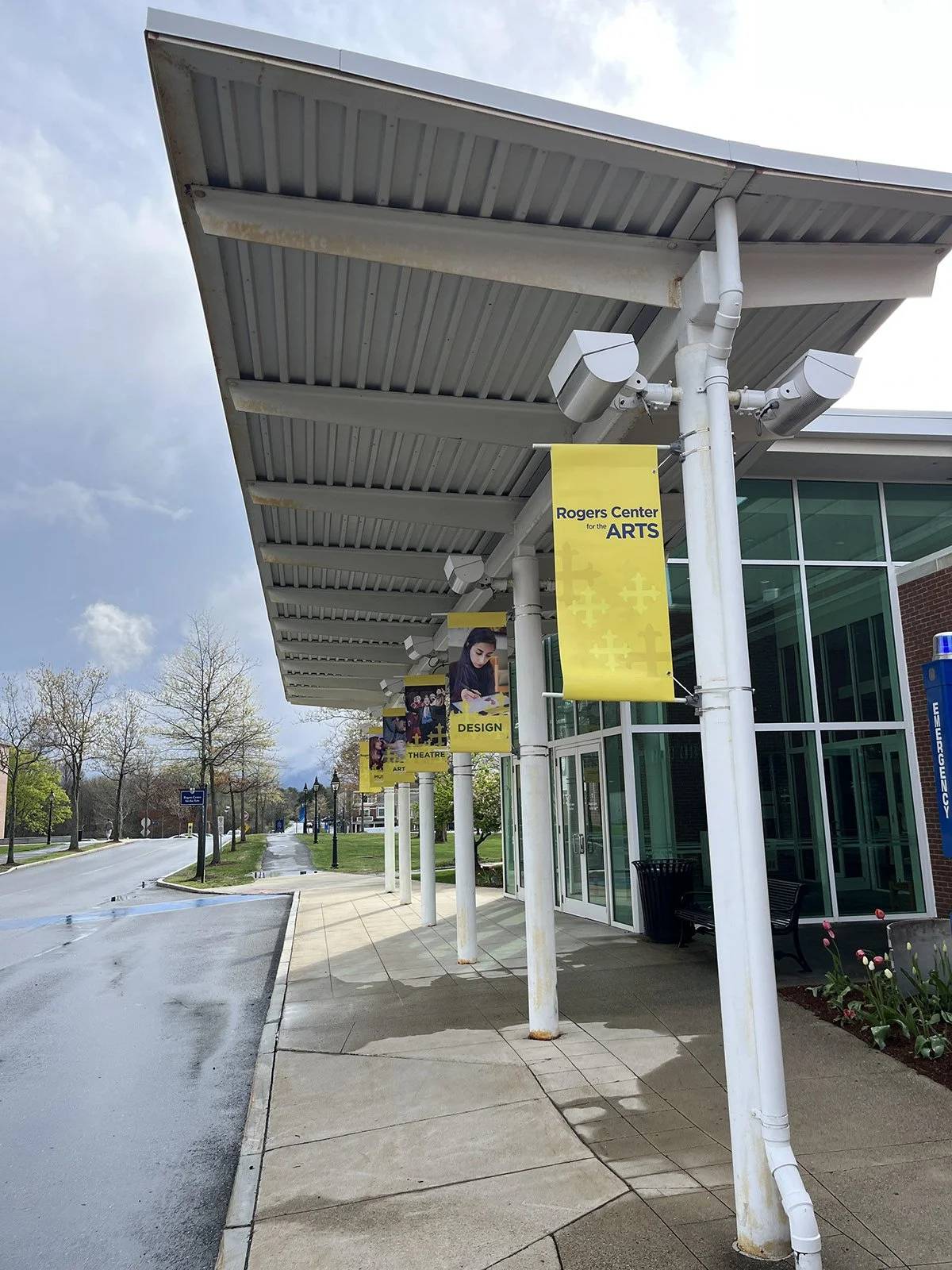 Merrimack College Rogers Center For the Arts Exterior Banners