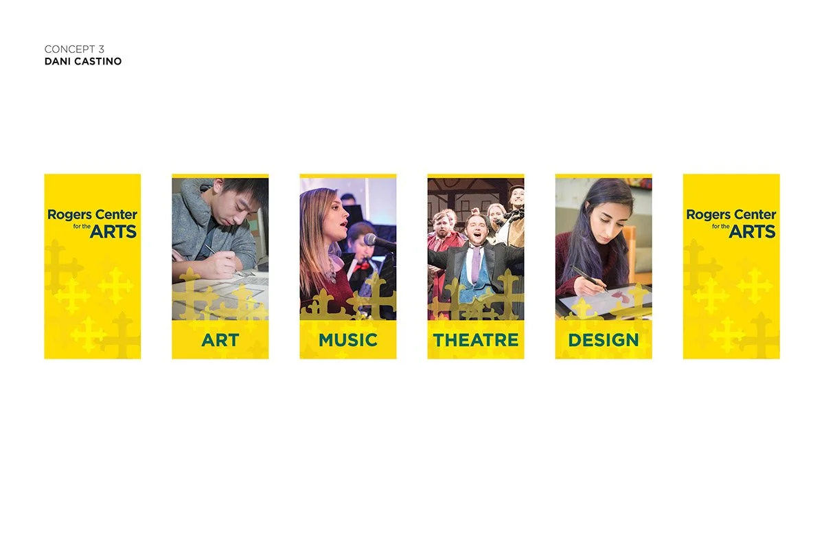 Merrimack College Rogers Center For the Arts Exterior Banners