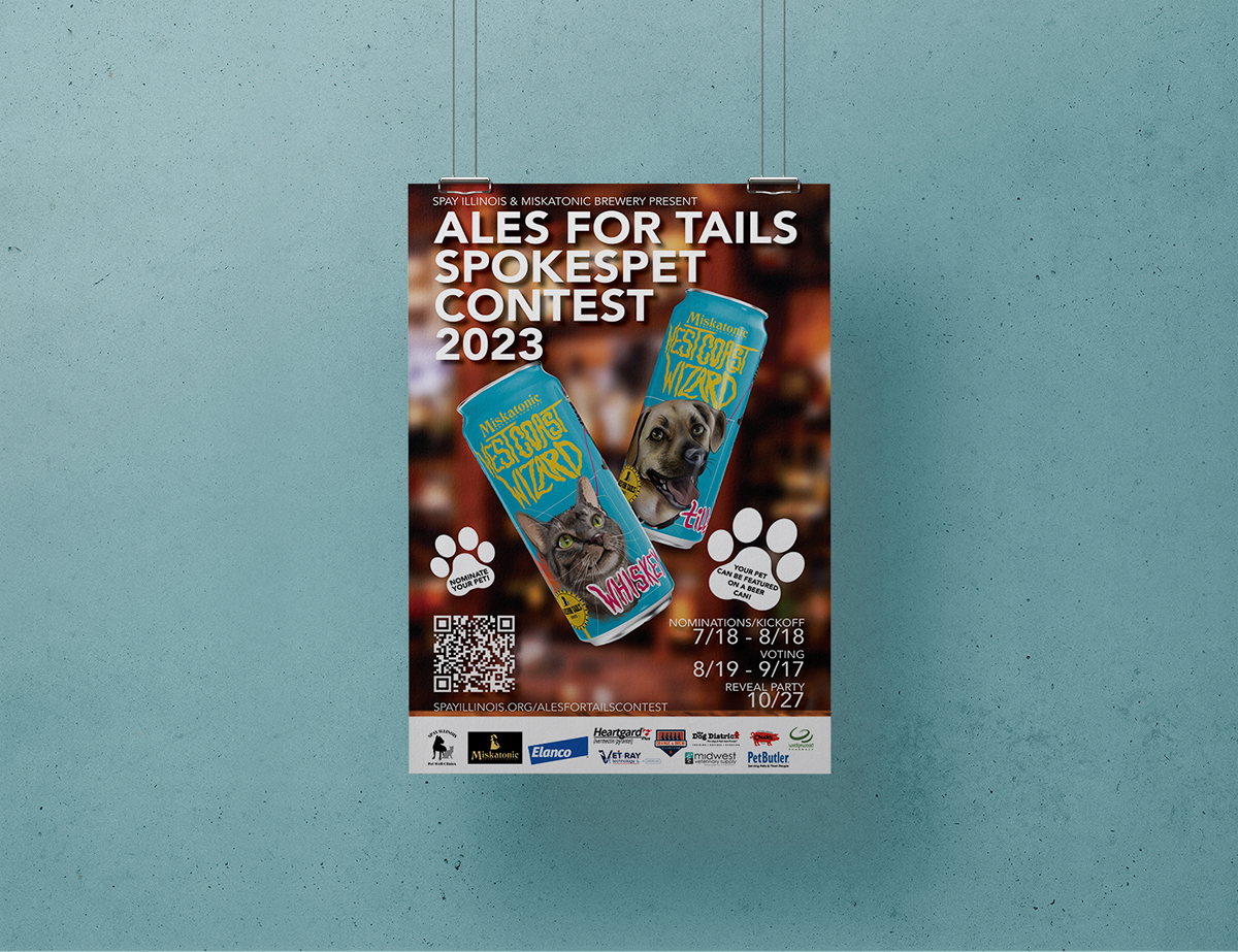 Spay Illinois - Ales for Tales Event Promotional Material