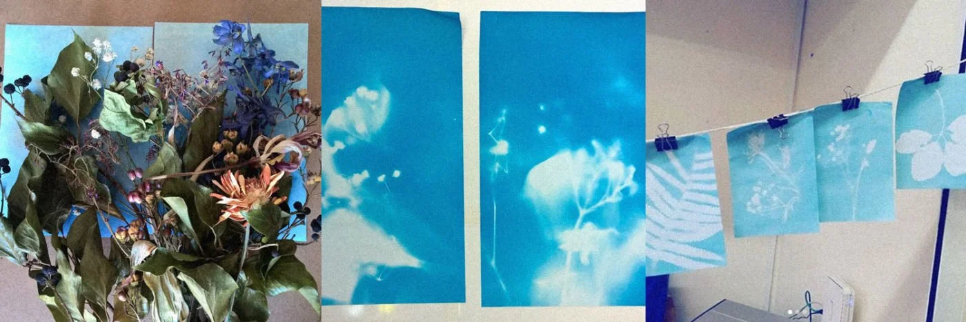 Sunprinting workshop with Sophie Sherwood
