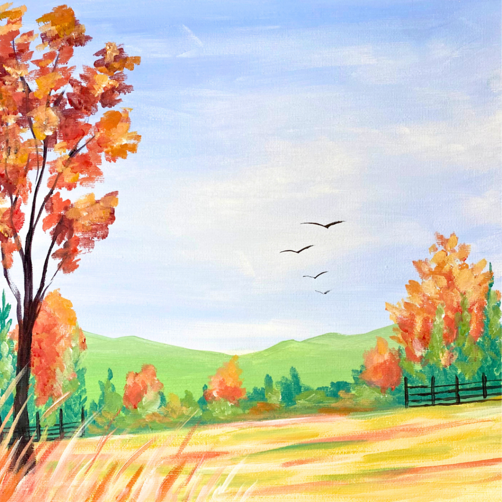 Sip and Paint - Autumn Breeze