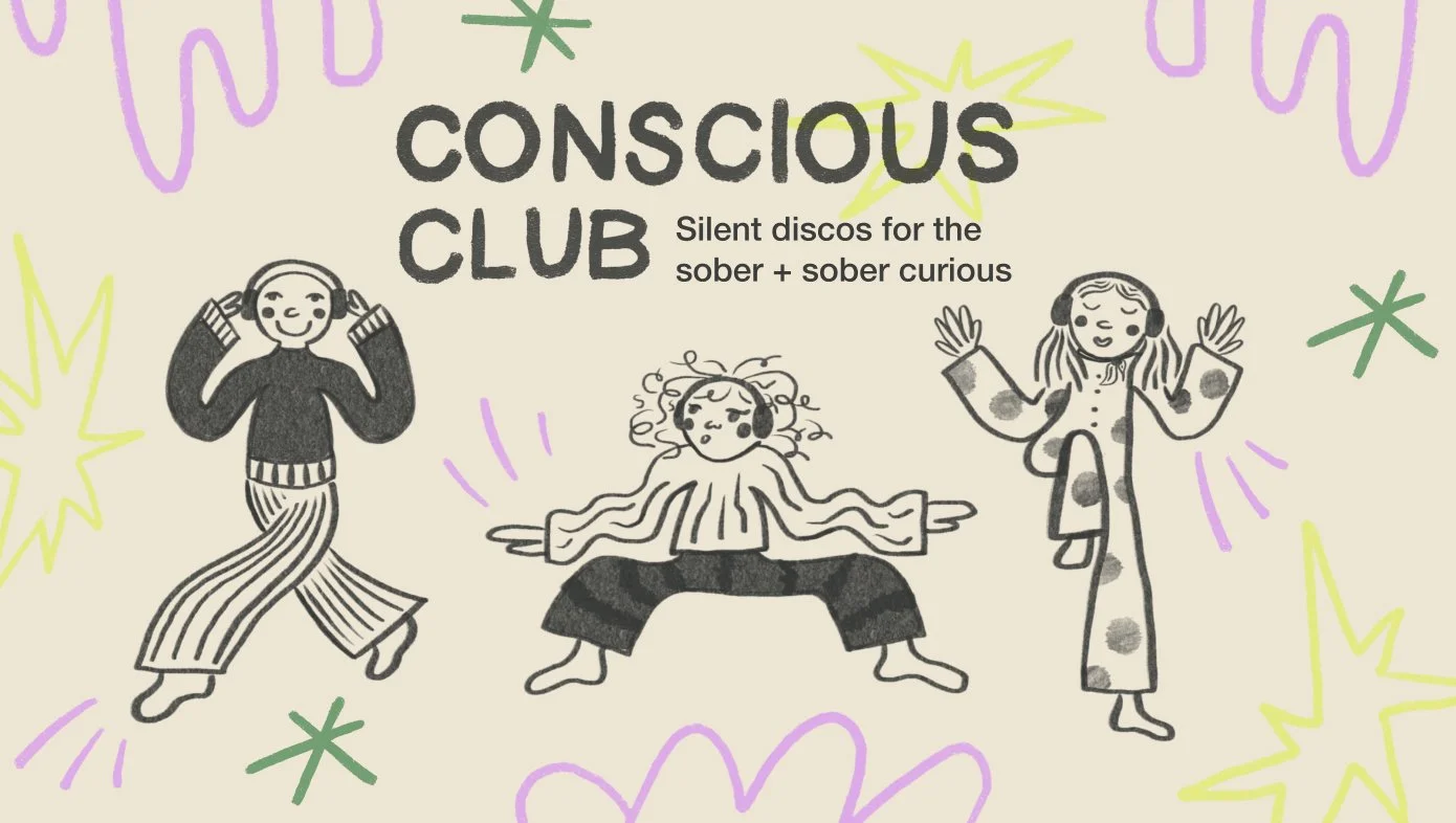 Conscious Club: Sober Silent Disco - wiper and true x caring in bristol