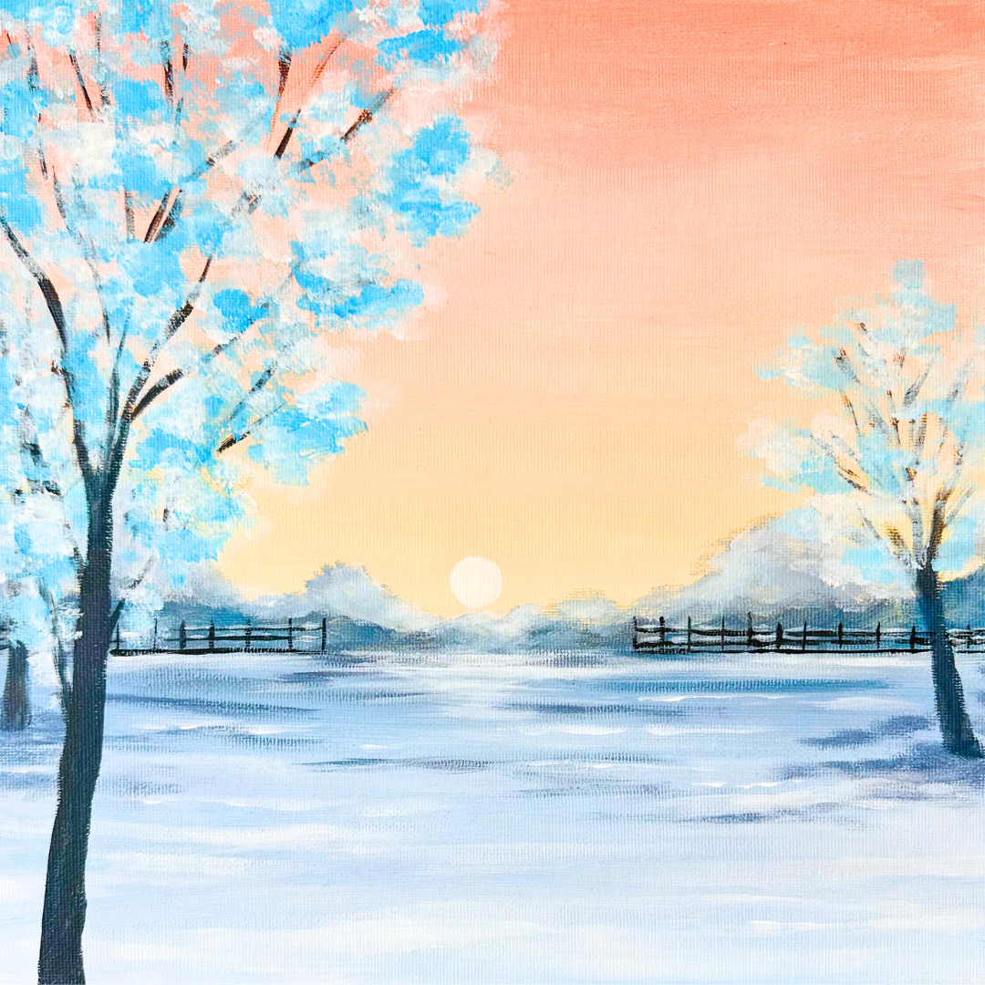 Sip and Paint - Winter Dawn