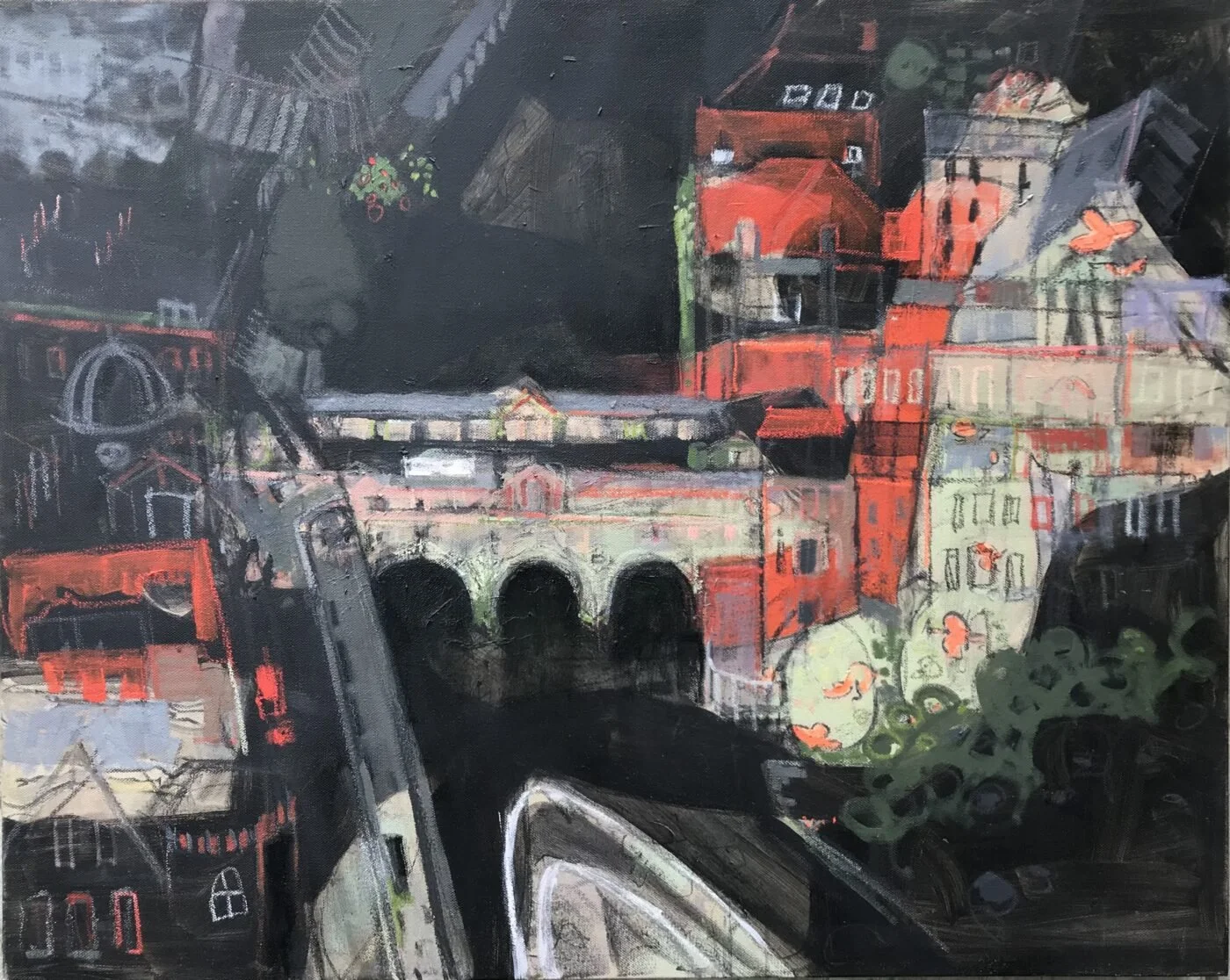 'Urban/Wild' Liane Stevenson exhibition in the cafe bar