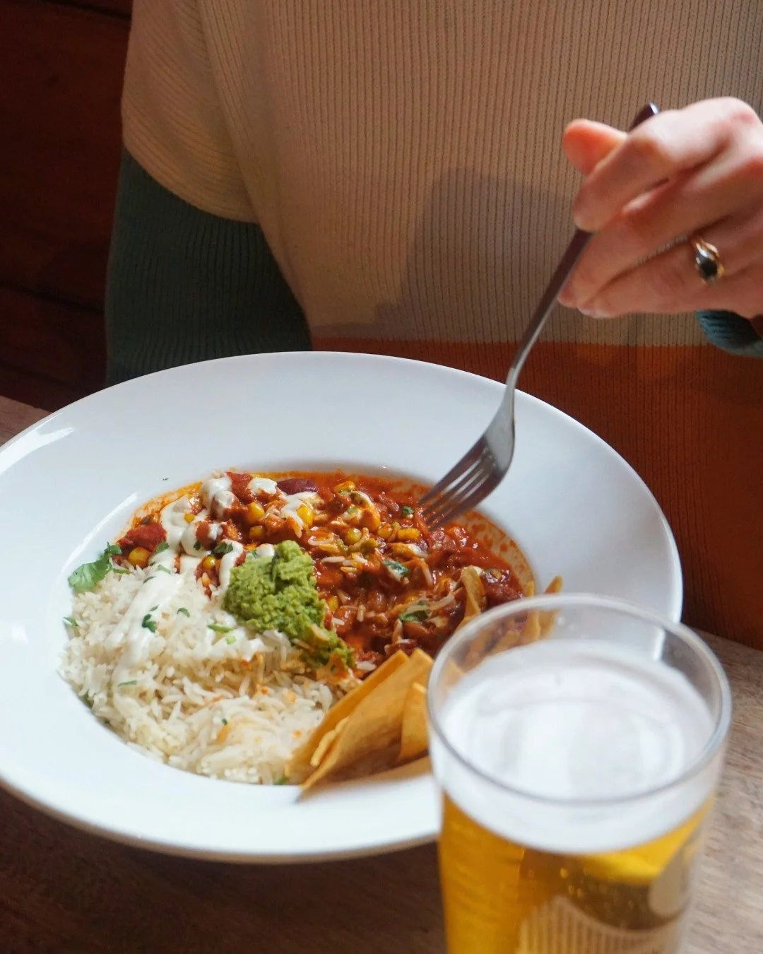 A little midweek heat. A little midweek hops. 🌶️🍺
Our Heat &amp; Hops deal is on every Wednesday, pairing a hearty bowl of Tobacco Factory chilli with a well-earned pint.
