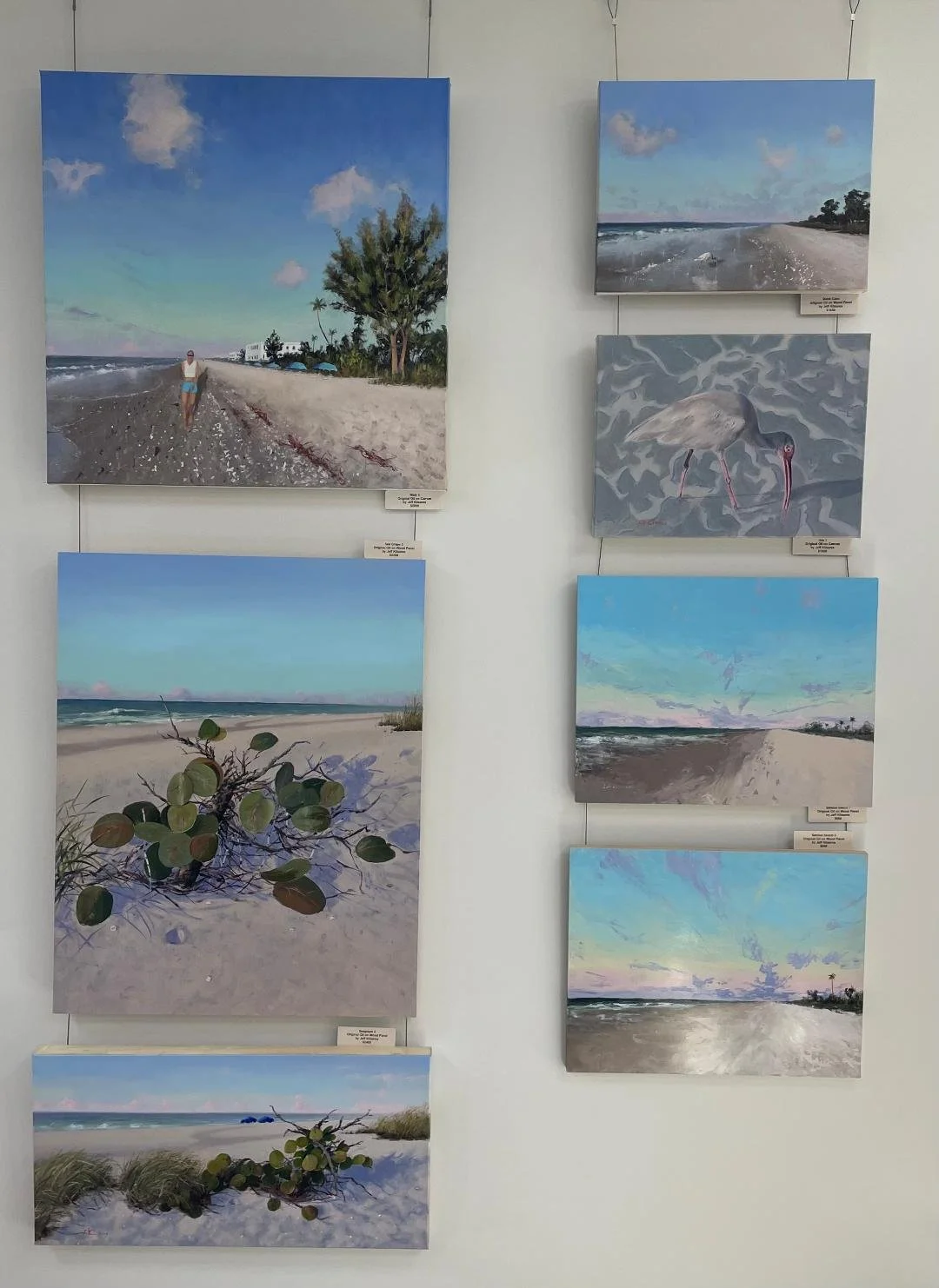 Original oils on Board by Jeff Klisares