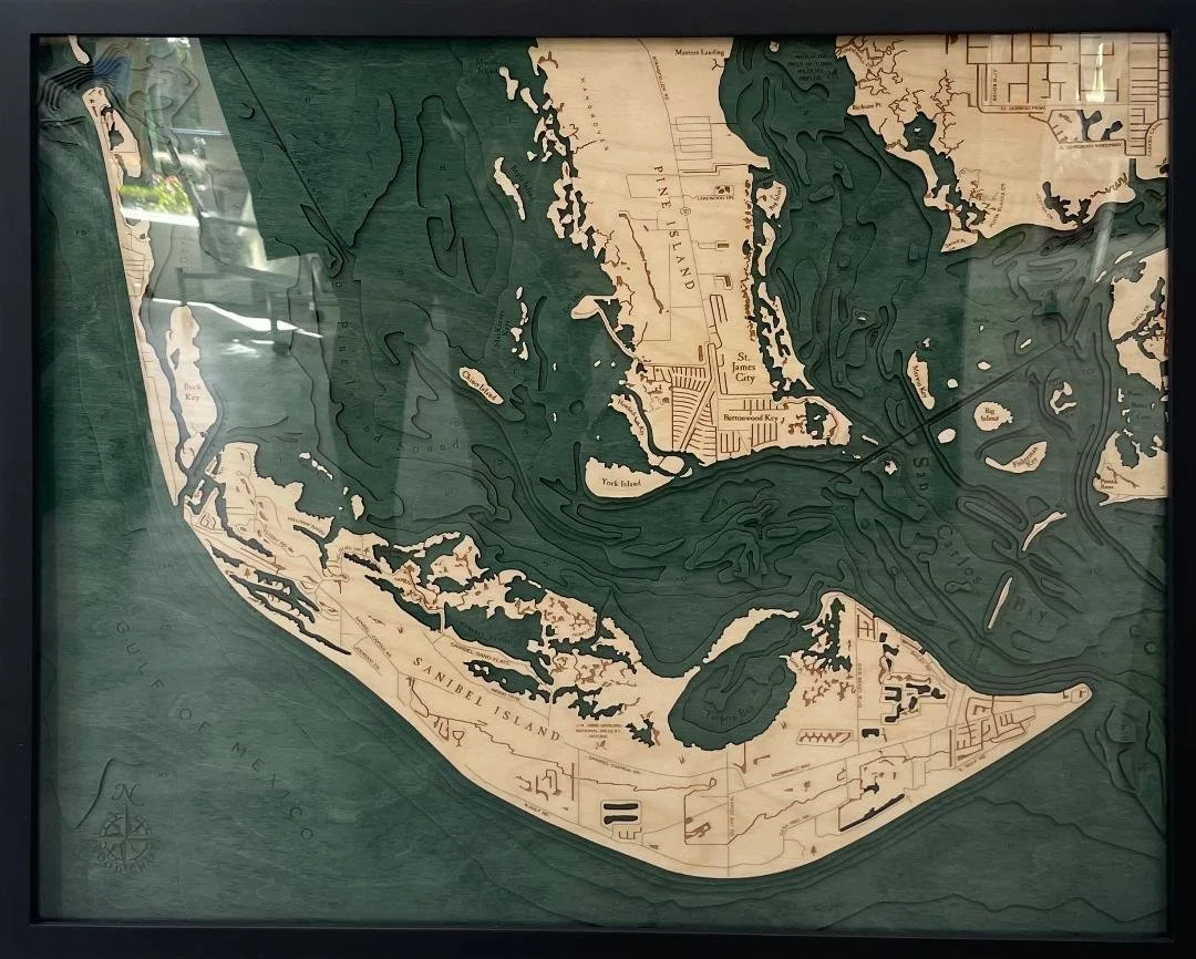 Woodchart of Sanibel Island