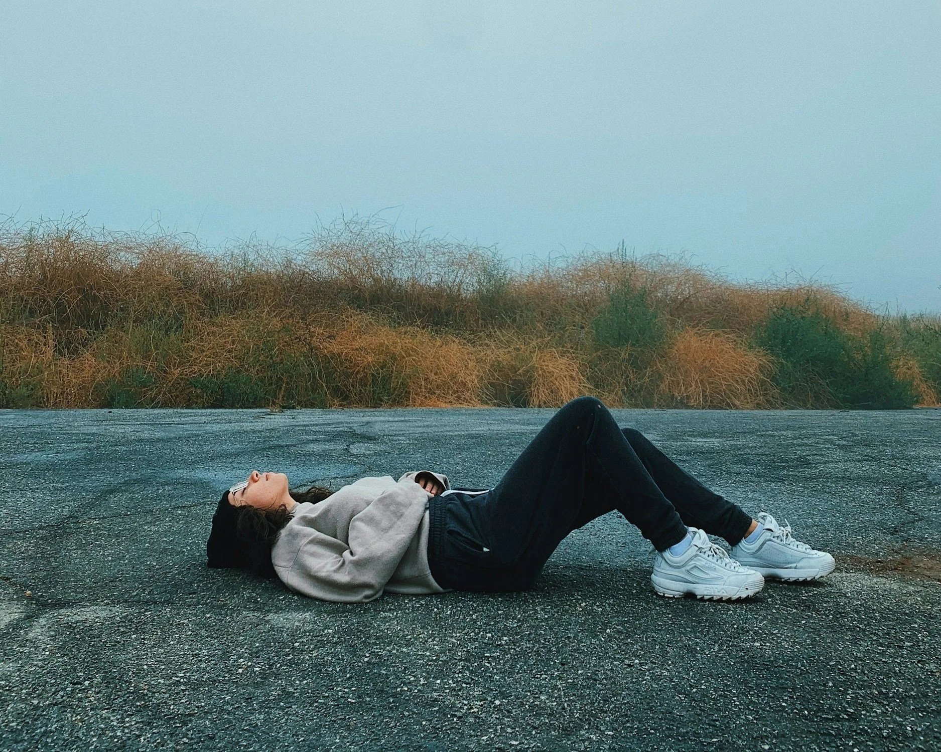 woman stuck