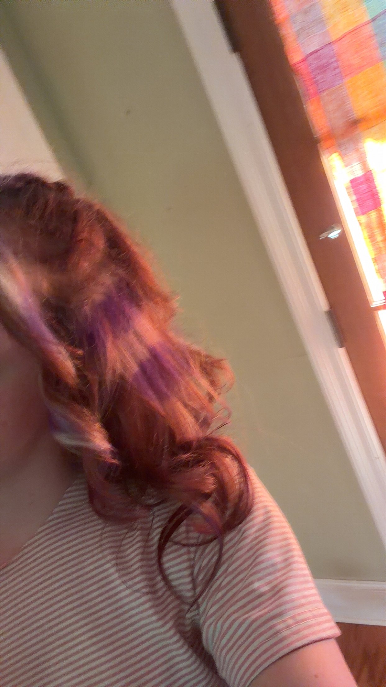 Simple curled half up half down