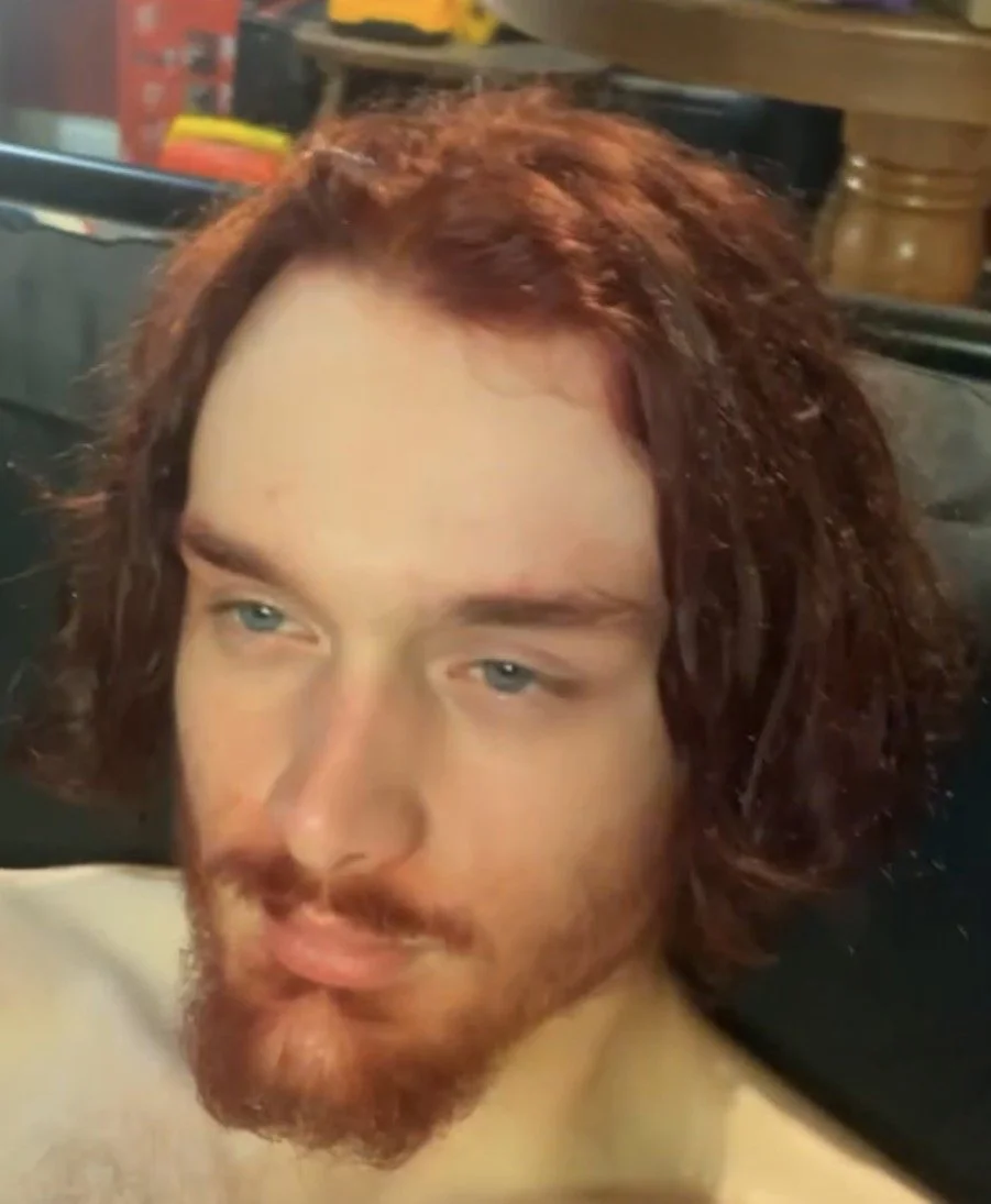 Full head color and facial hair