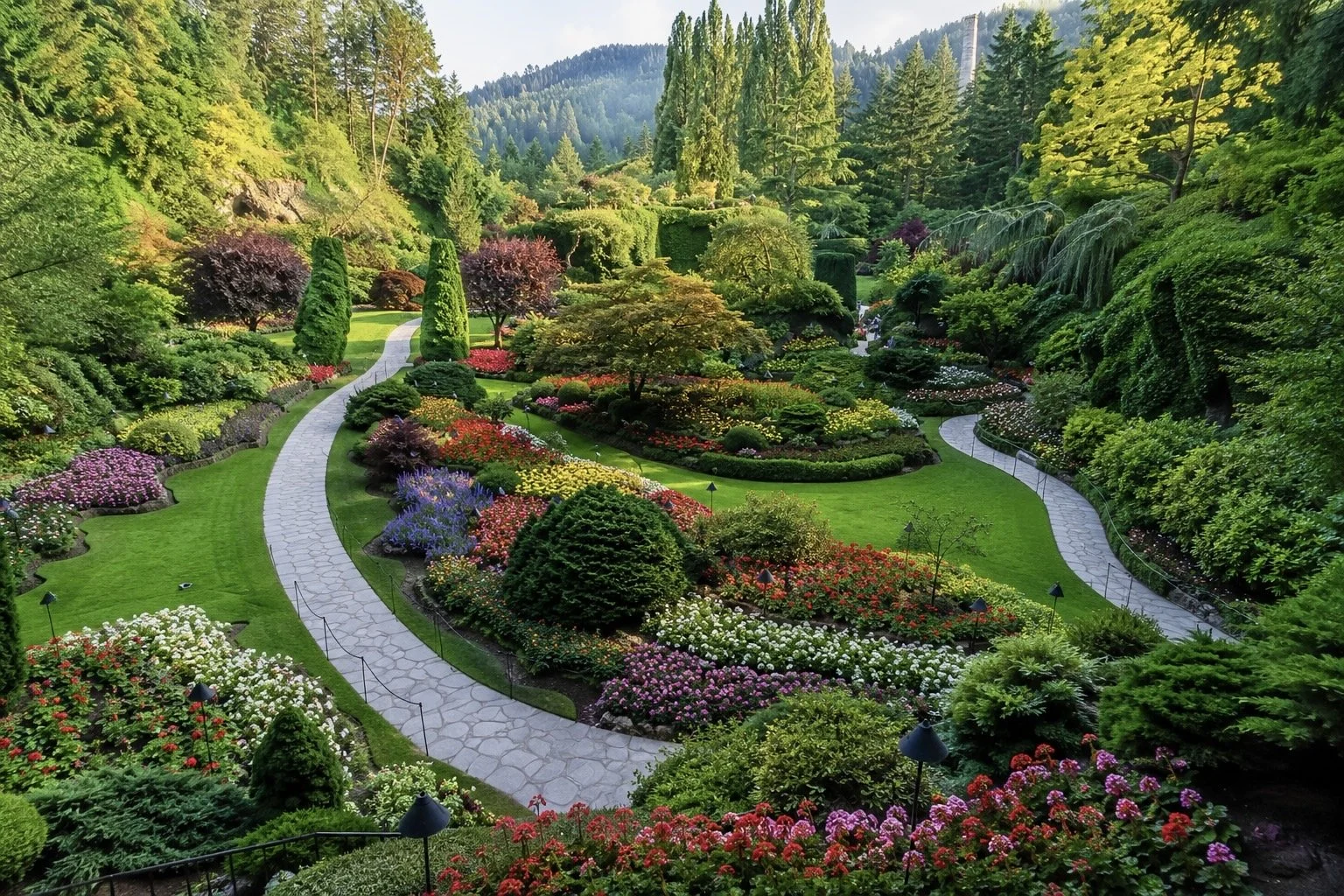 "Butchard Gardens"
World-famous botanical gardens with stunning seasonal displays. Just 30 minutes away in Victoria.