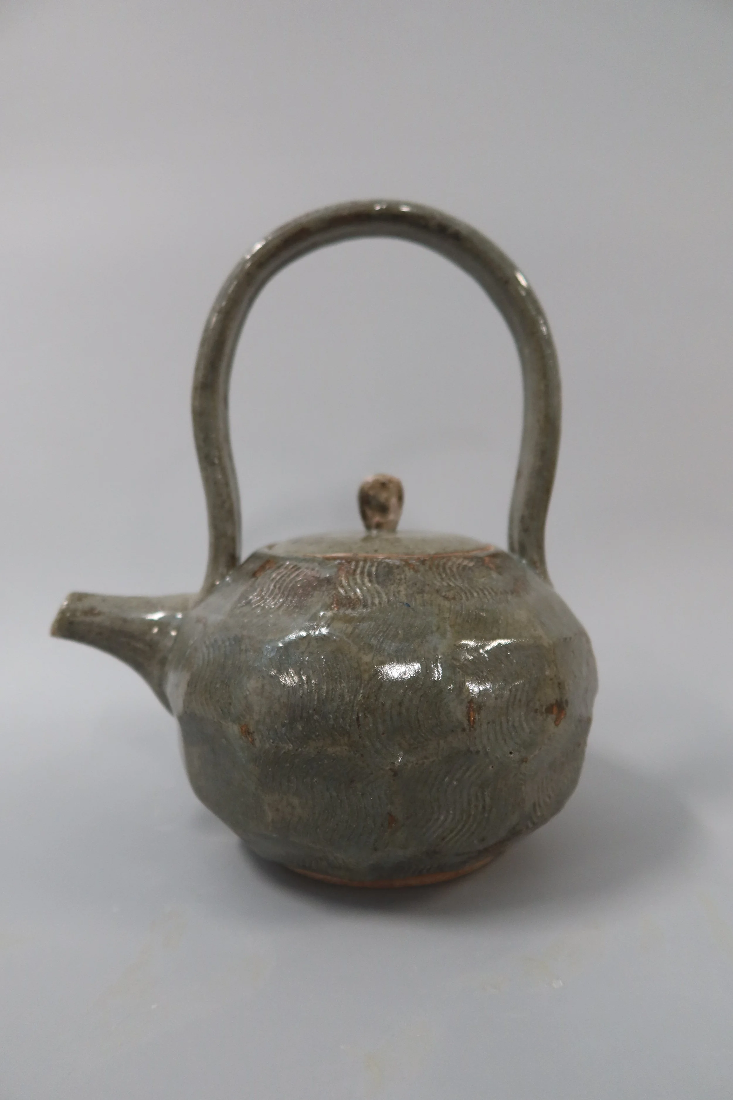 Teapot— Stoneware, 2025,  9½″ H × 7″ W × 6″ D