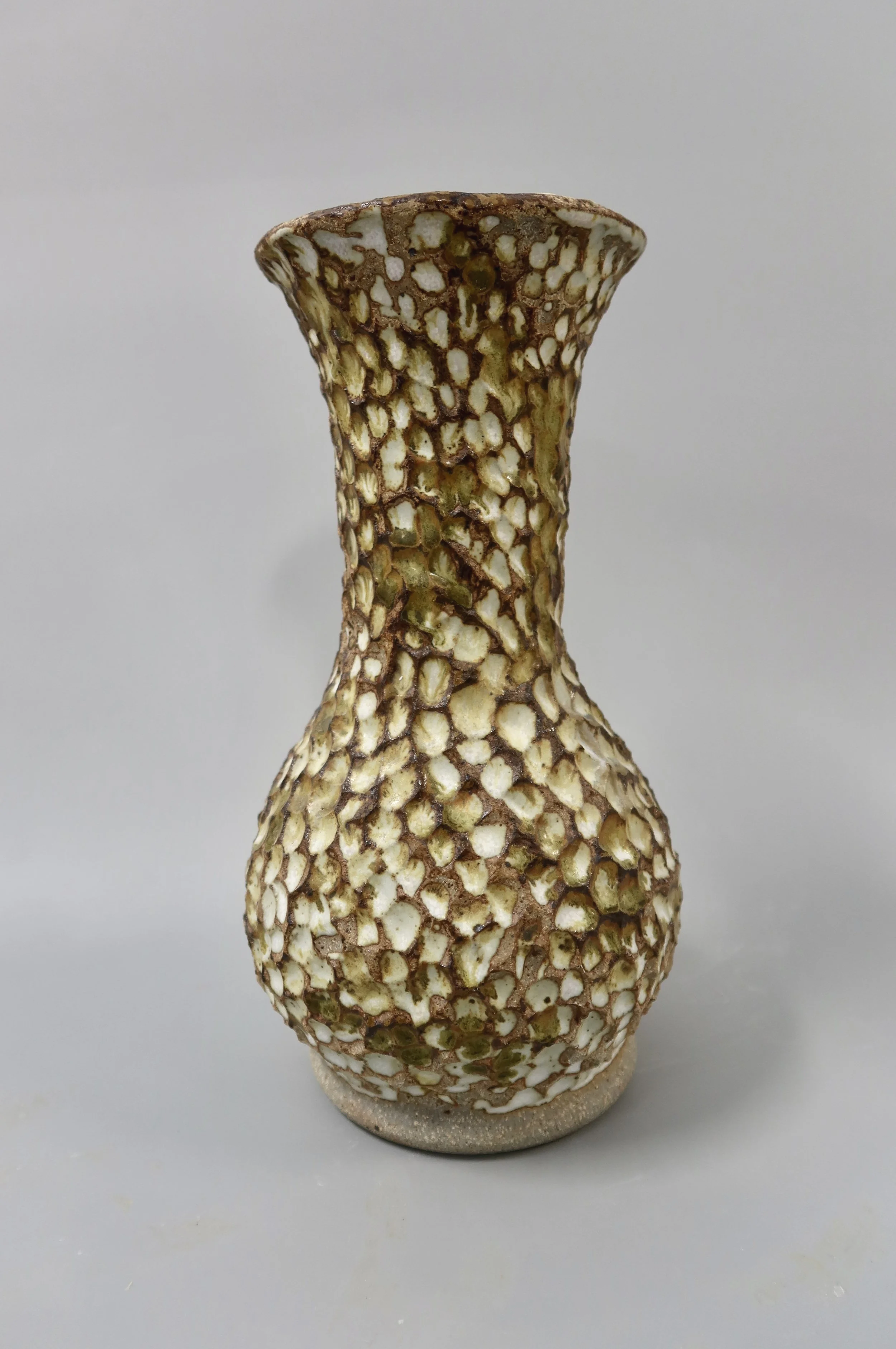 Vase — Stoneware, 2025,  12″ H × 5″ D