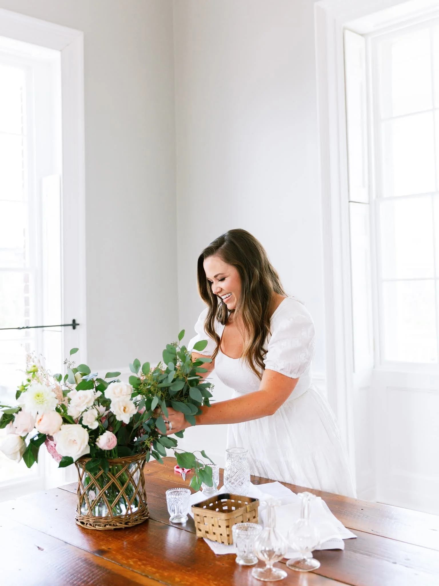 Fluffy Floral Arrangements 