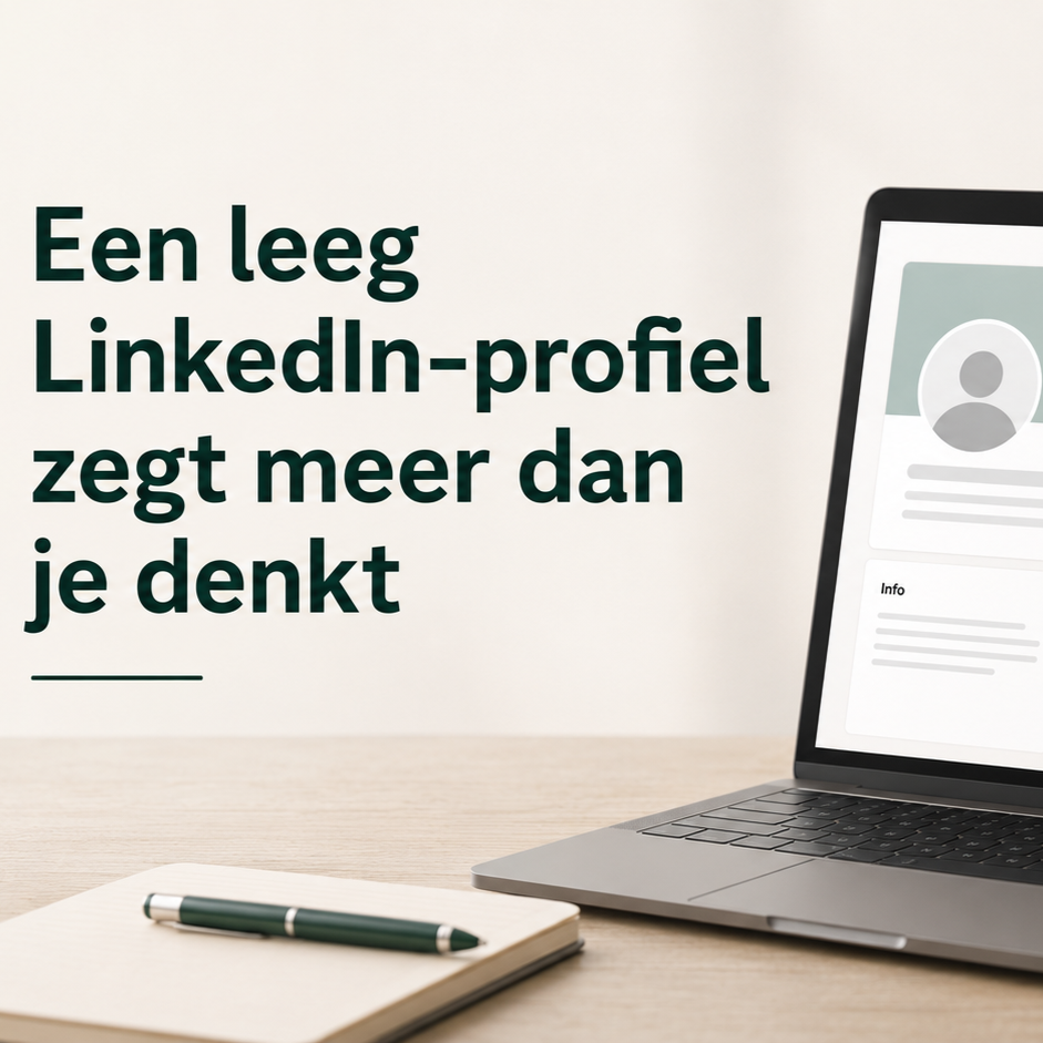 Een leeg LinkedIn-profiel zegt meer dan je denkt