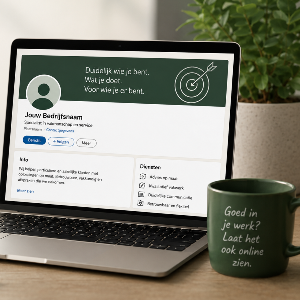 Je bent goed in je werk, maar ziet je klant dat online ook?
