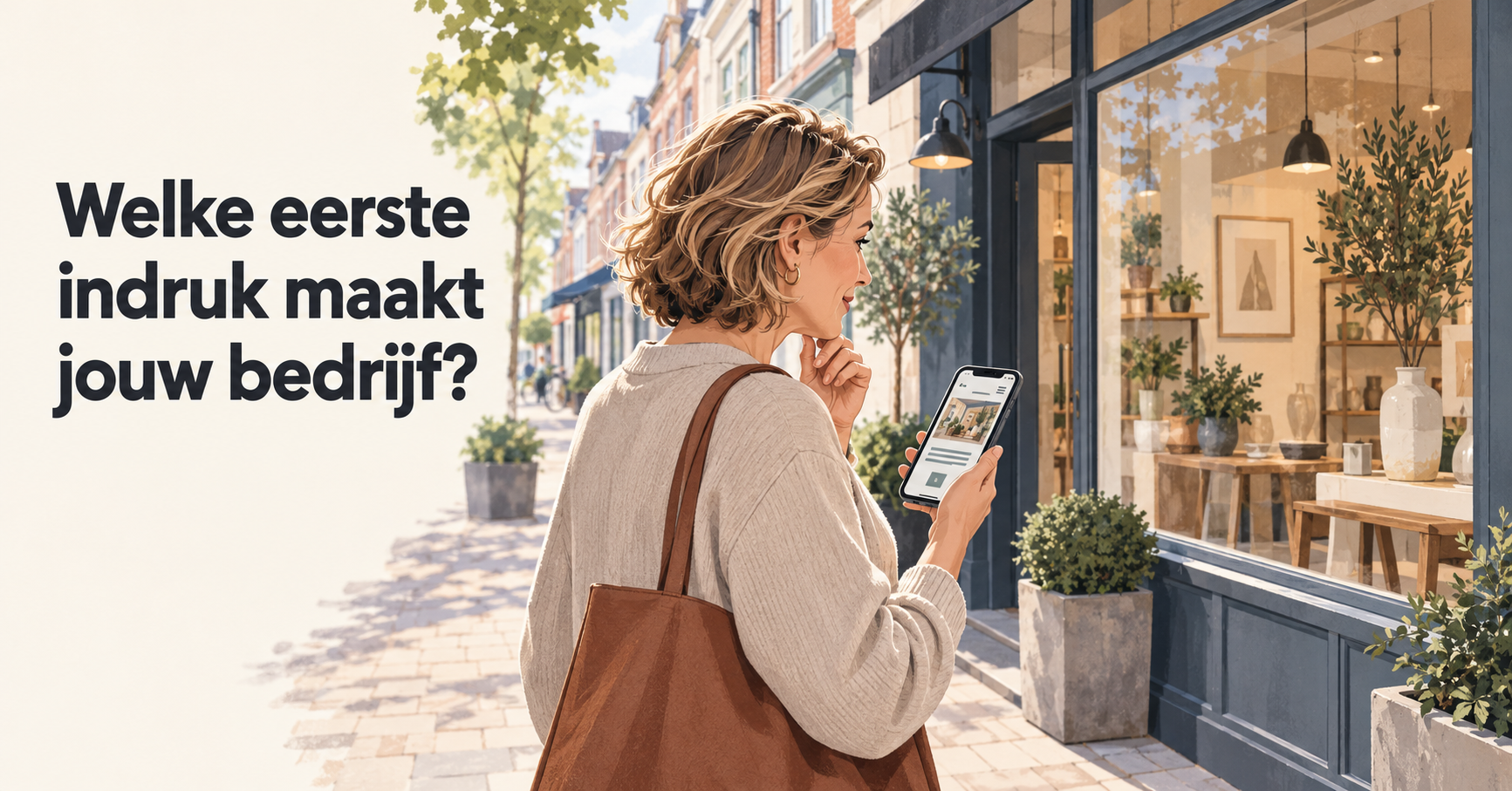 Welke eerste indruk maakt jouw bedrijf?