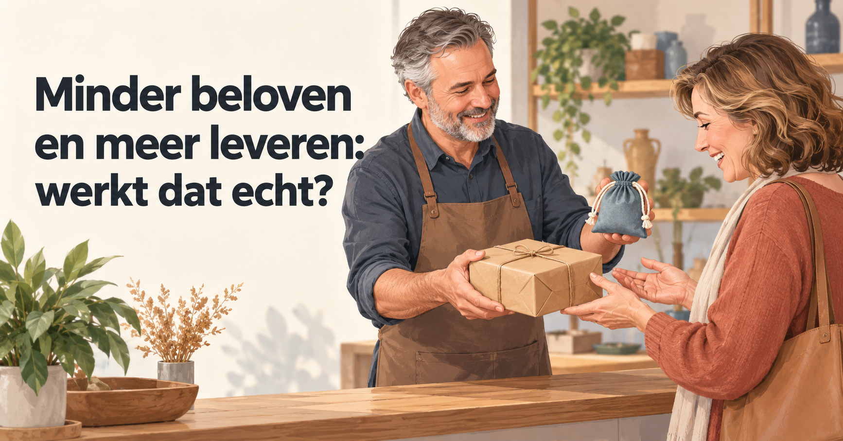 Minder beloven en meer leveren: werkt dat echt?