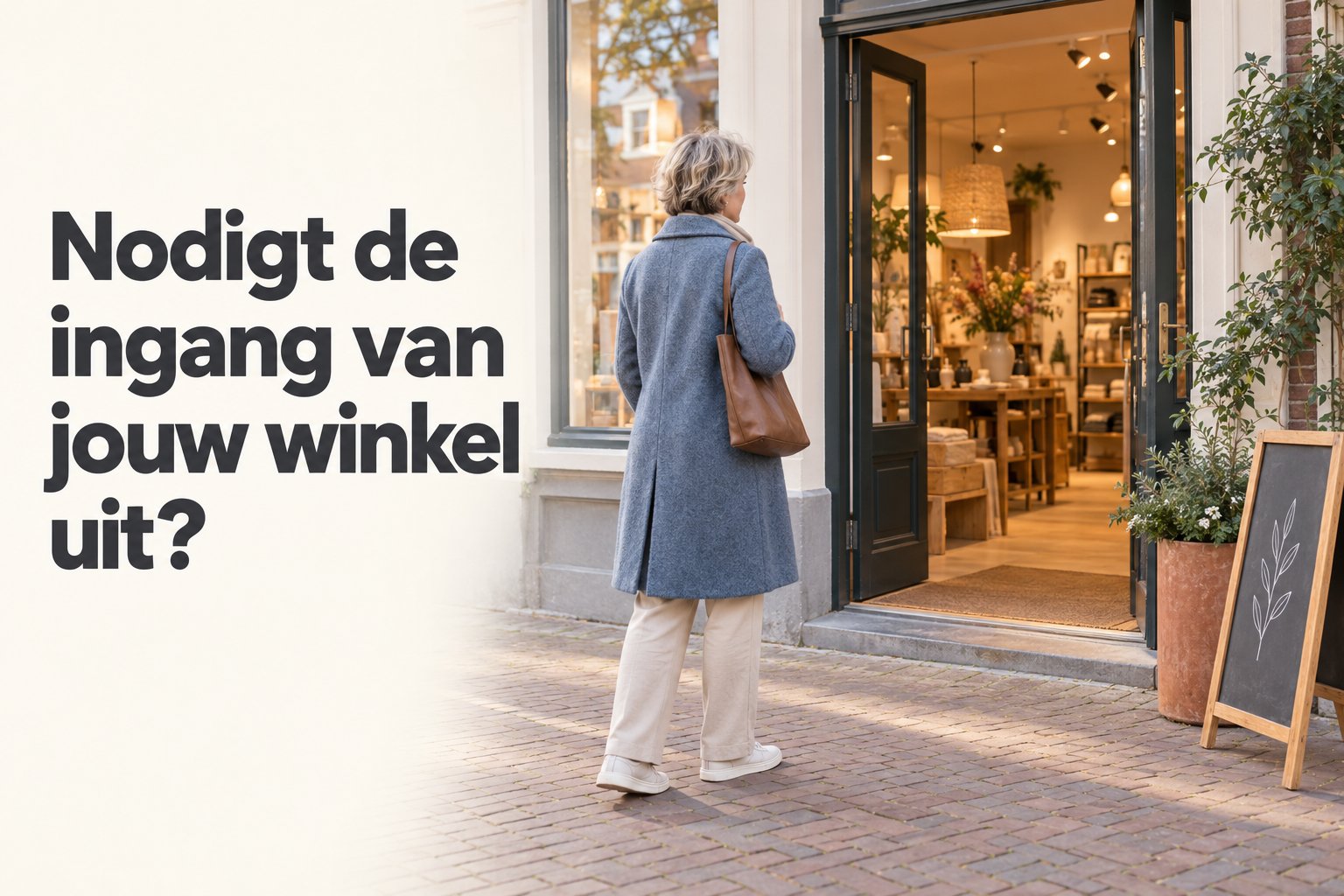 Nodigt de ingang van jouw winkel uit om binnen te stappen?