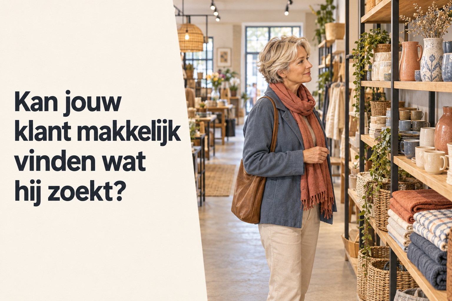 Kan jouw klant makkelijk vinden wat hij zoekt in je winkel?