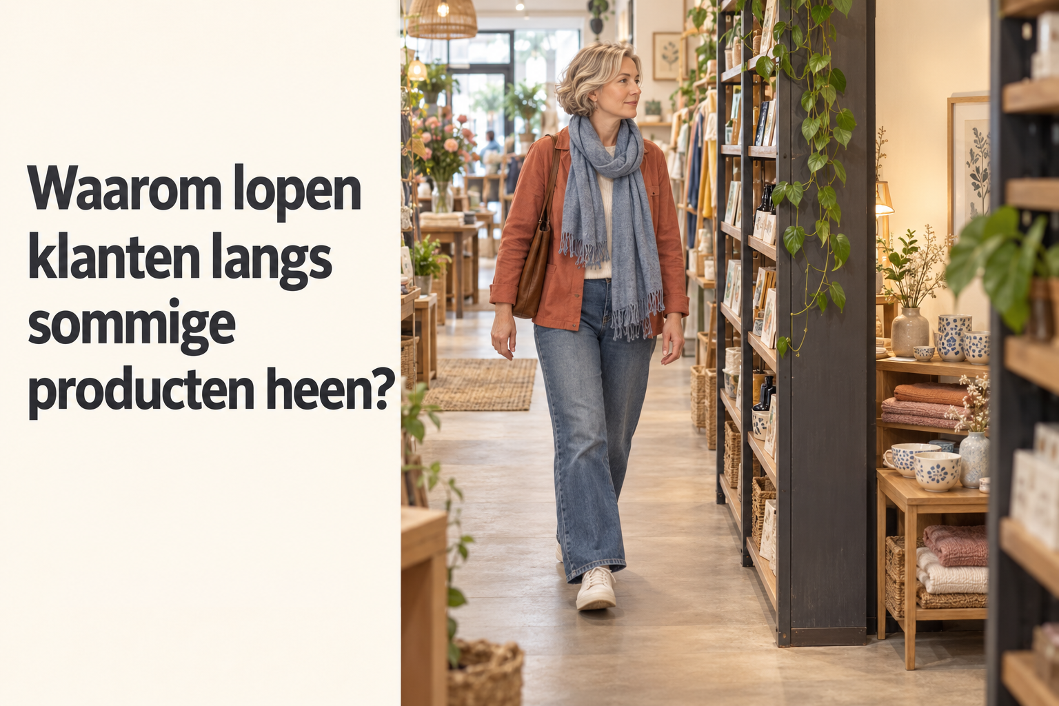 Waarom lopen klanten langs sommige producten heen?